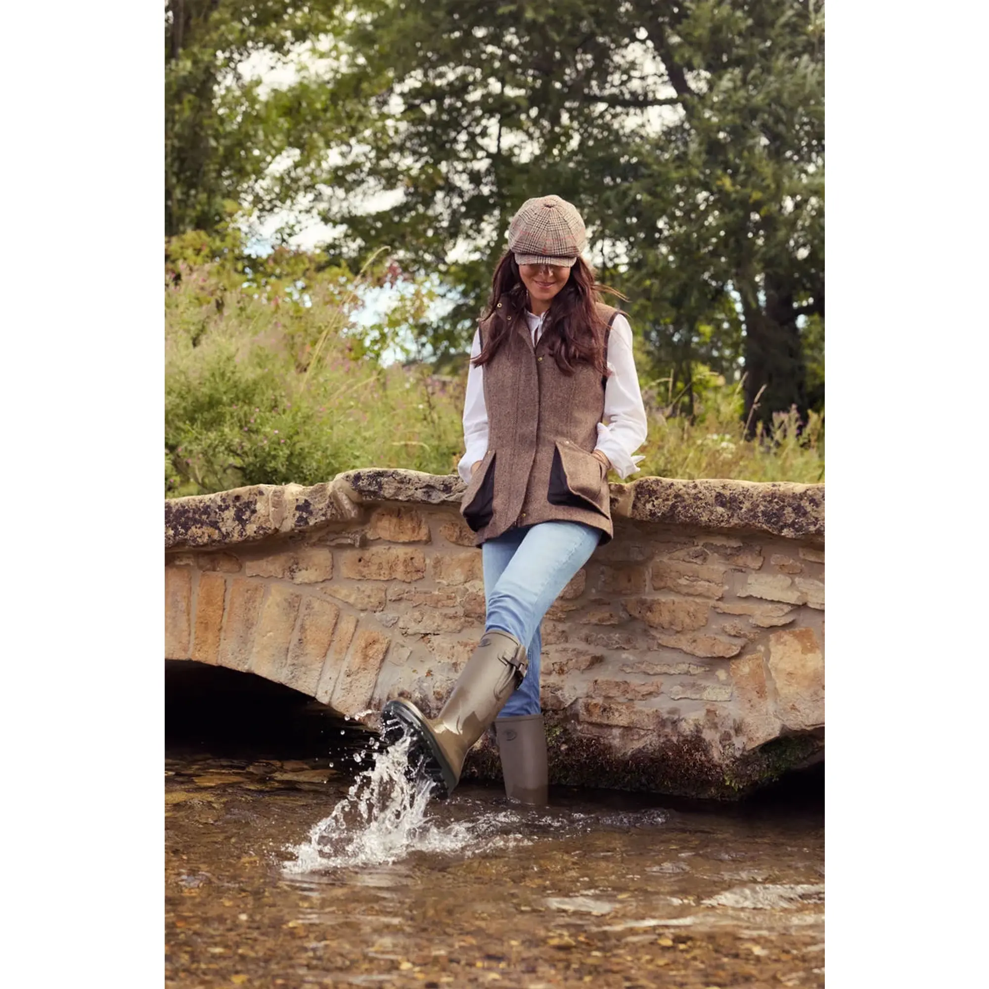 Product image 3 of 7 of Holland Cooper Women's Farnley Wellingtons - Hunter Green