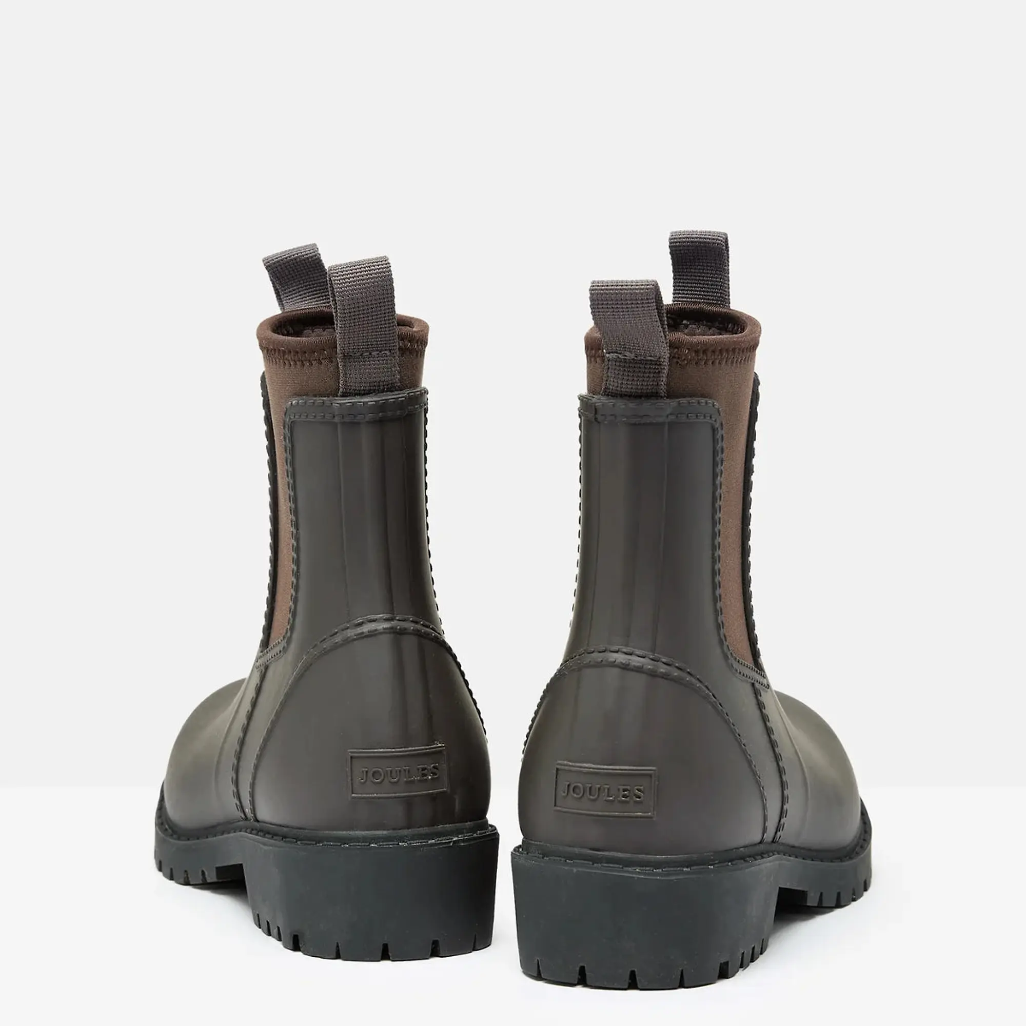 Product image 4 of 5 of Joules Women's Oakfield Neoprene Lined Ankle Wellies - Chocolate Brown