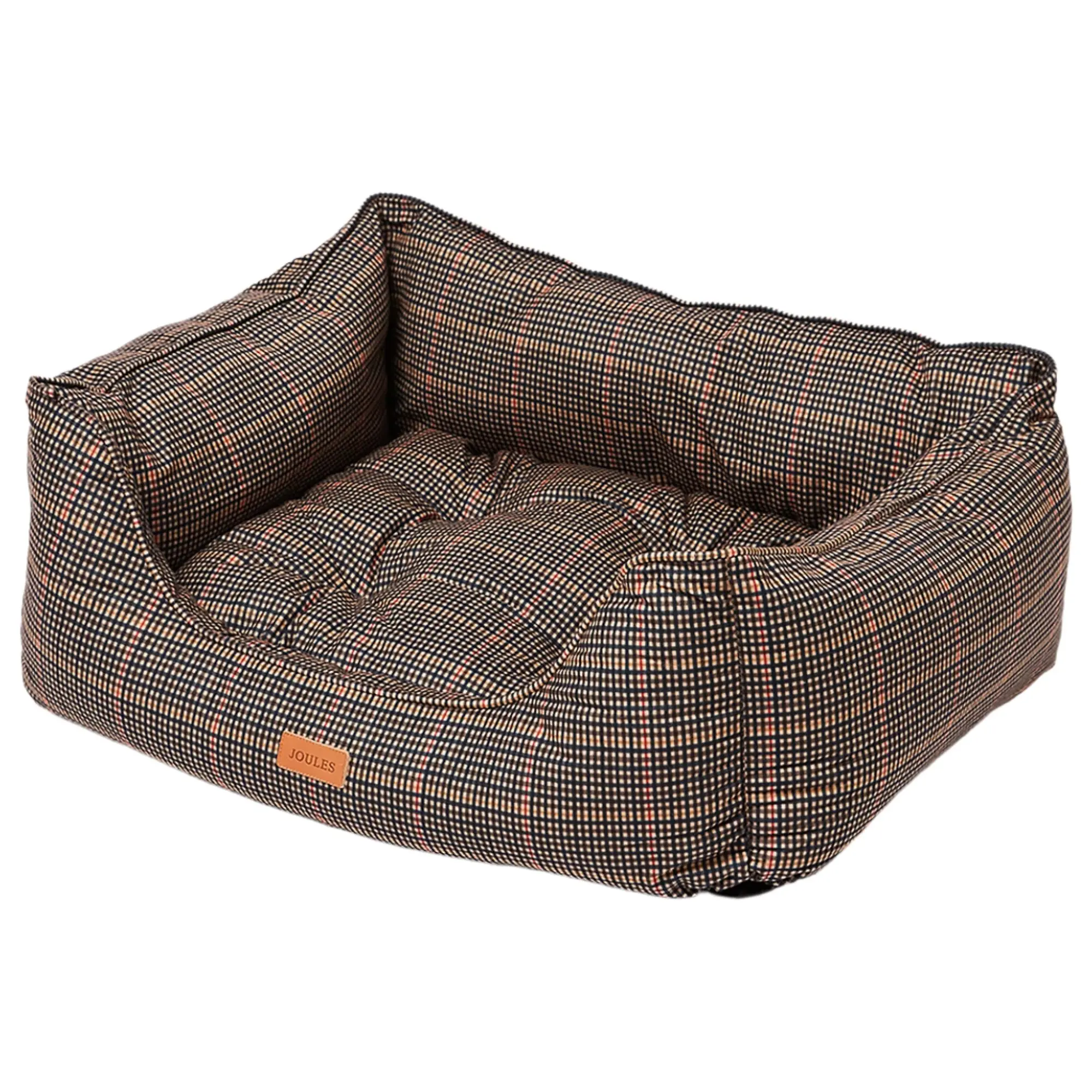 Product image 1 of 12 of Joules Dog Box Bed - Henson Check