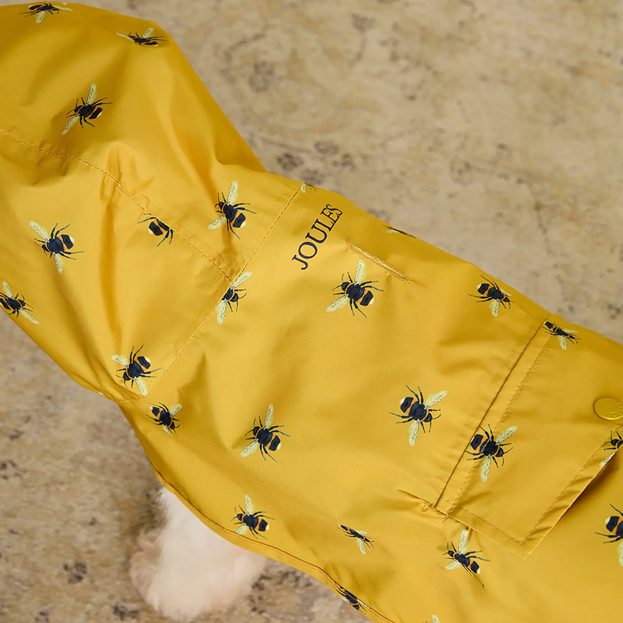 Product image 10 of 17 of Joules Golightly Packaway Dog Jacket - Bee Print