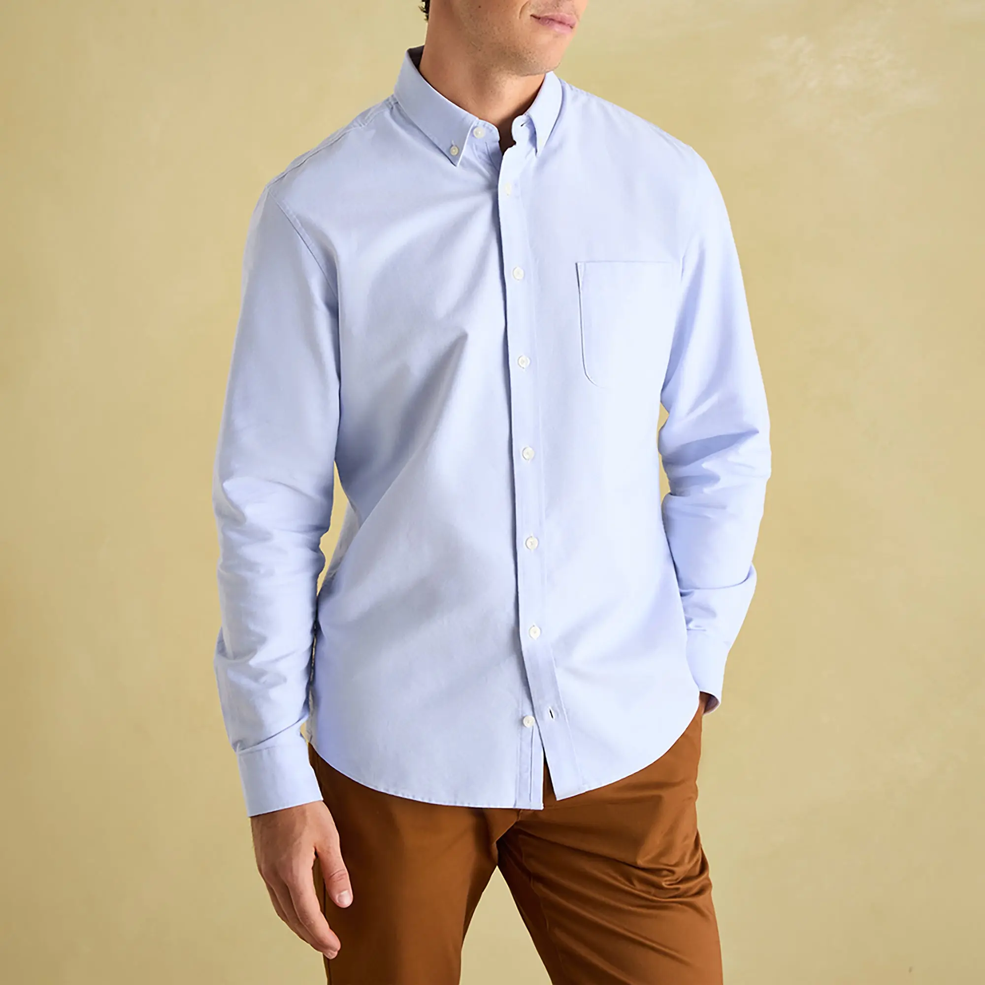 Product image 2 of 8 of Joules Men's Oxford Long Sleeve Classic Fit Shirt - Blue