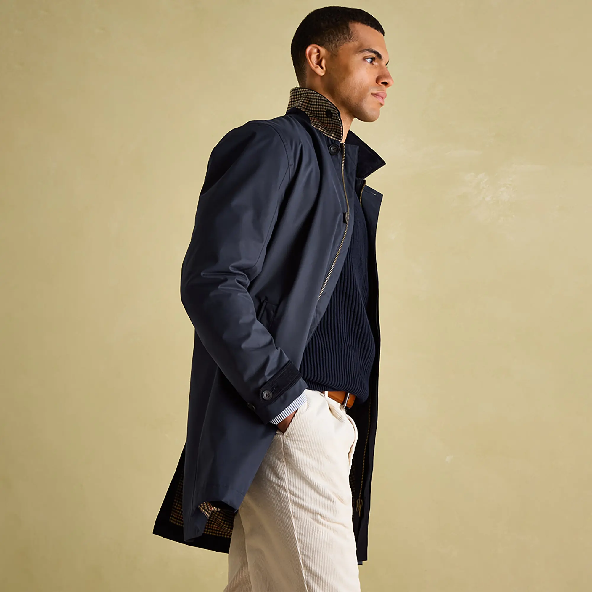 Product image 6 of 17 of Joules Men's Sandford Waterproof Raincoat - Navy