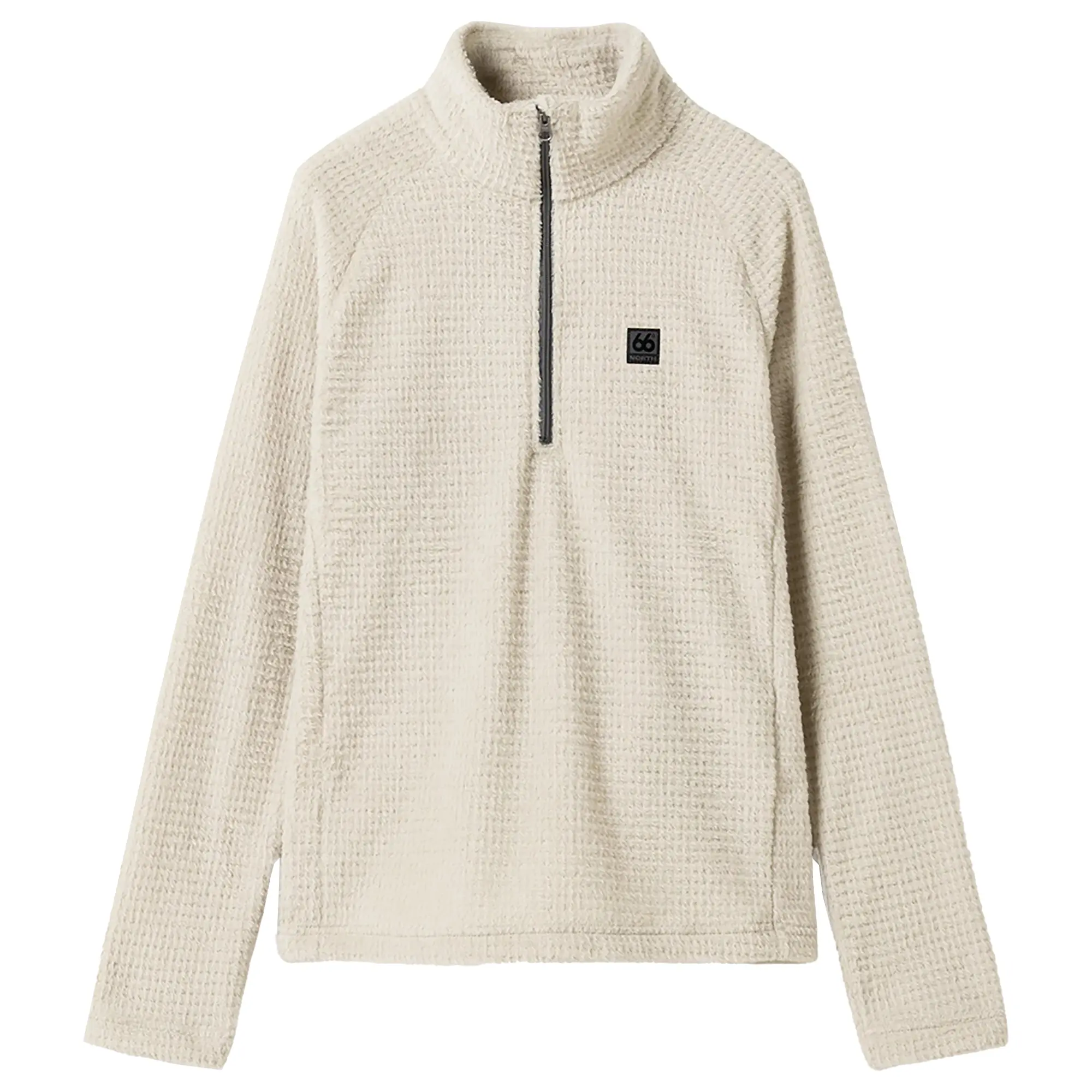 Product image 1 of 8 of 66°North Men's Hrannar Zipneck Fleece - Dark Stone
