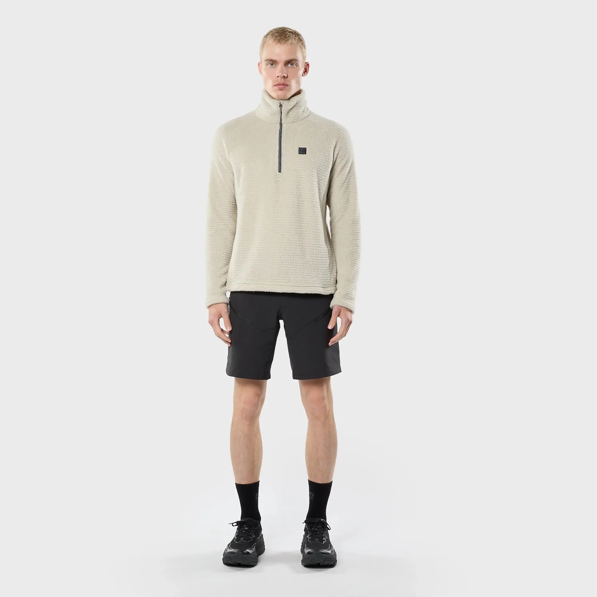 Product image 3 of 8 of 66°North Men's Hrannar Zipneck Fleece - Dark Stone