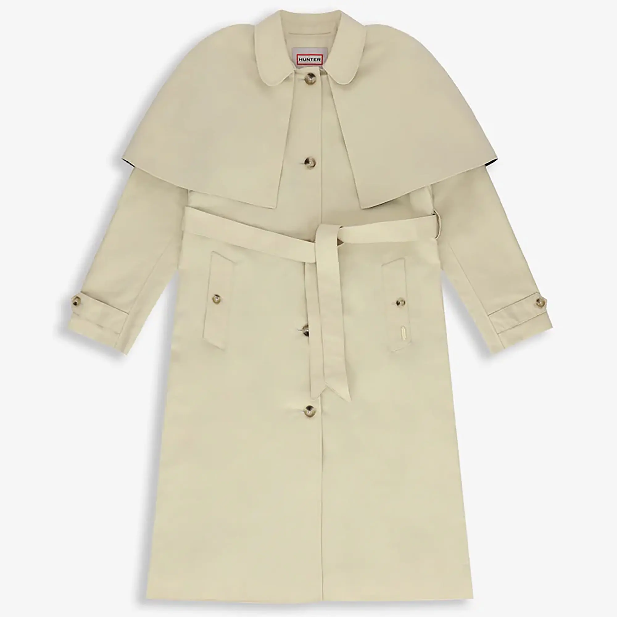 Product image 6 of 7 of Hunter Women's Keltie Cape Trench Coat - Gravel