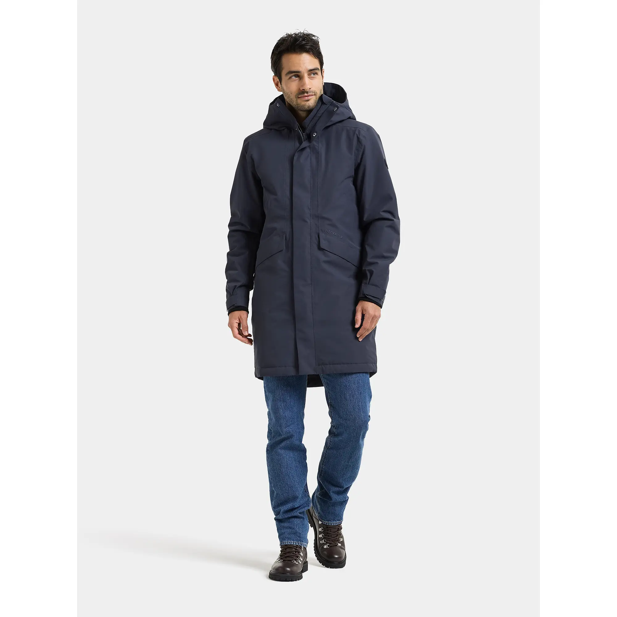 Product image 3 of 10 of Didriksons Men's Kenny Waterproof Parka  - Dark Night Blue