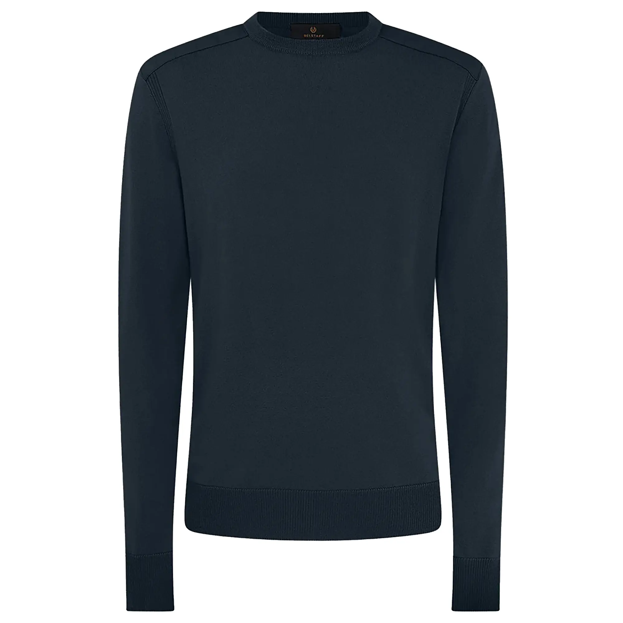 Product image 1 of 6 of Belstaff Men's Merino Wool Kerrigan Crew Neck Jumper - Black