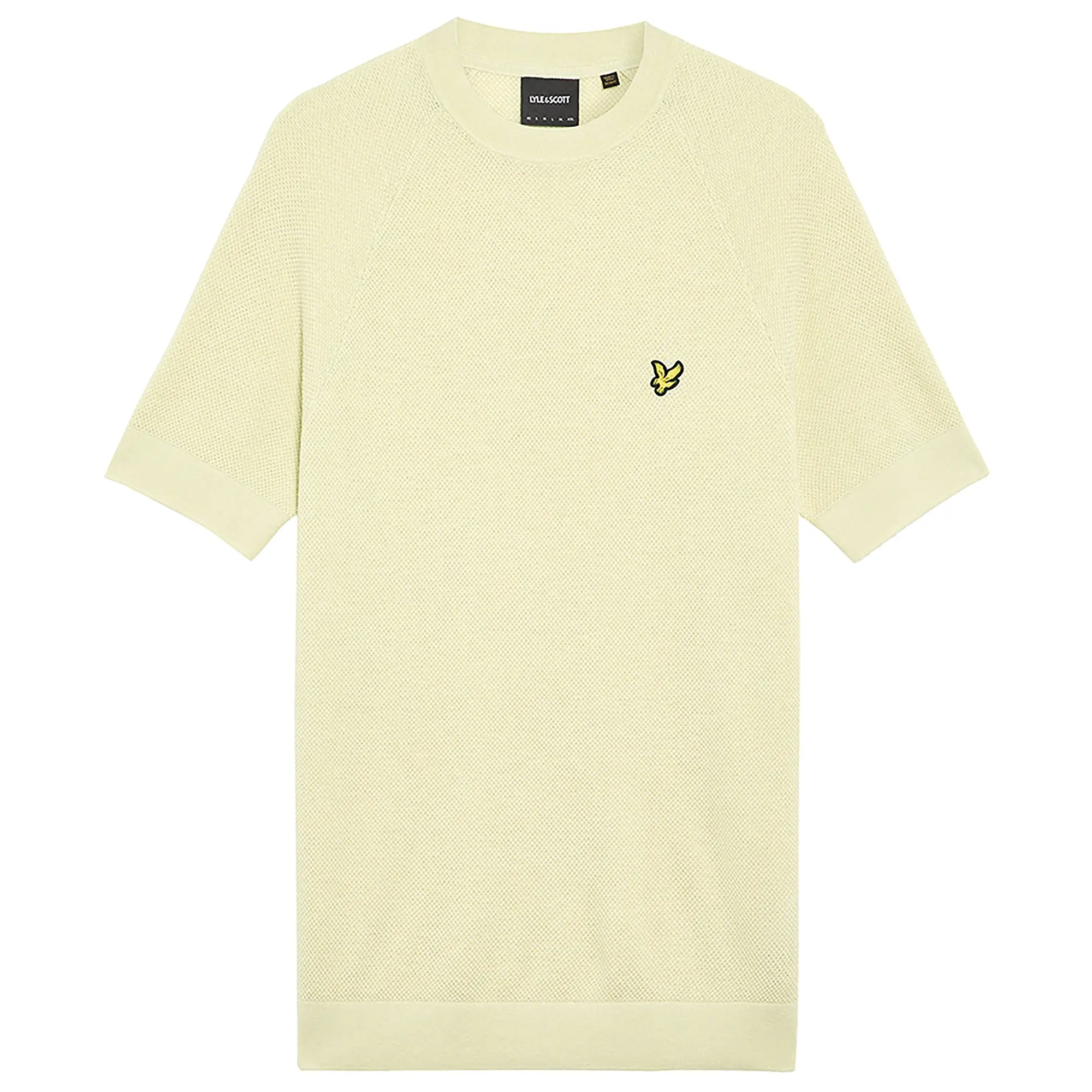 Product image 1 of 5 of Lyle & Scott Men's Linen Blend Knitted T-Shirt - Luna