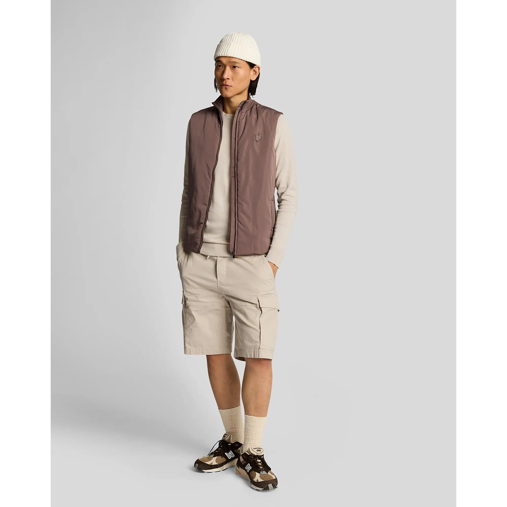 Product image 3 of 5 of Lyle & Scott Men's Tonal Superfine Crew Neck Jumper - Cove