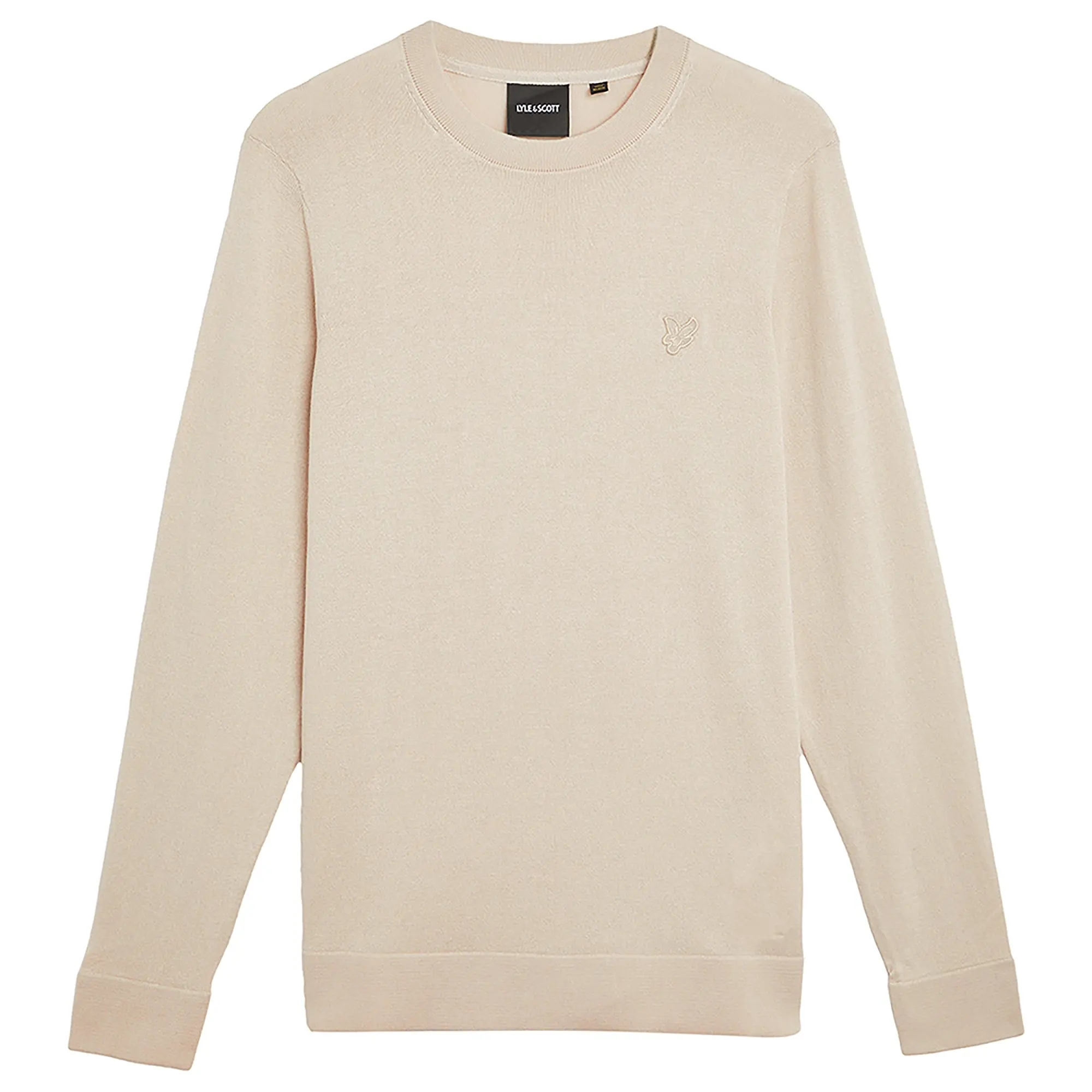 Product image 1 of 5 of Lyle & Scott Men's Tonal Superfine Crew Neck Jumper - Cove