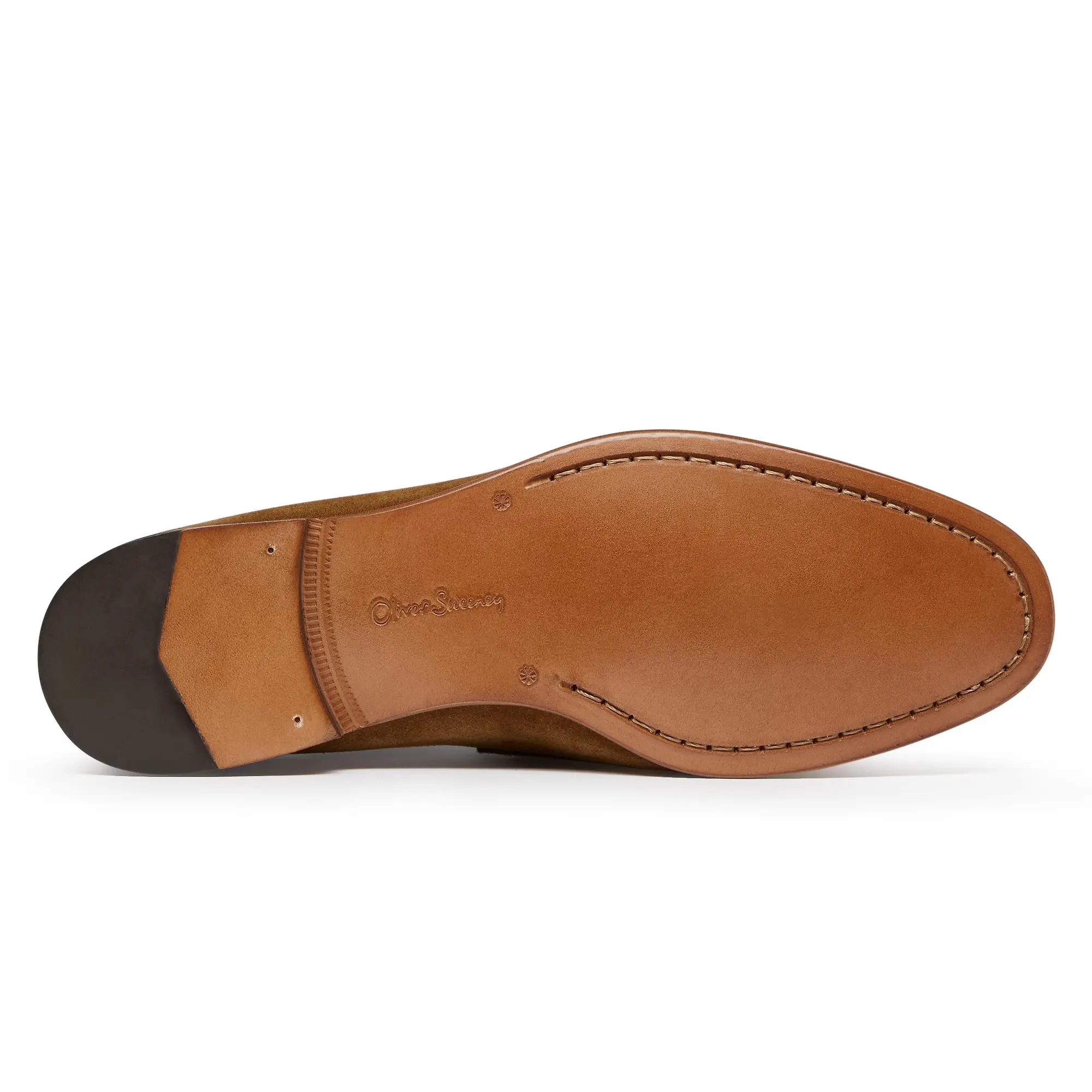 Product image 4 of 5 of Oliver Sweeney Men's Keyworth Calf Suede Penny Loafers - Whiskey