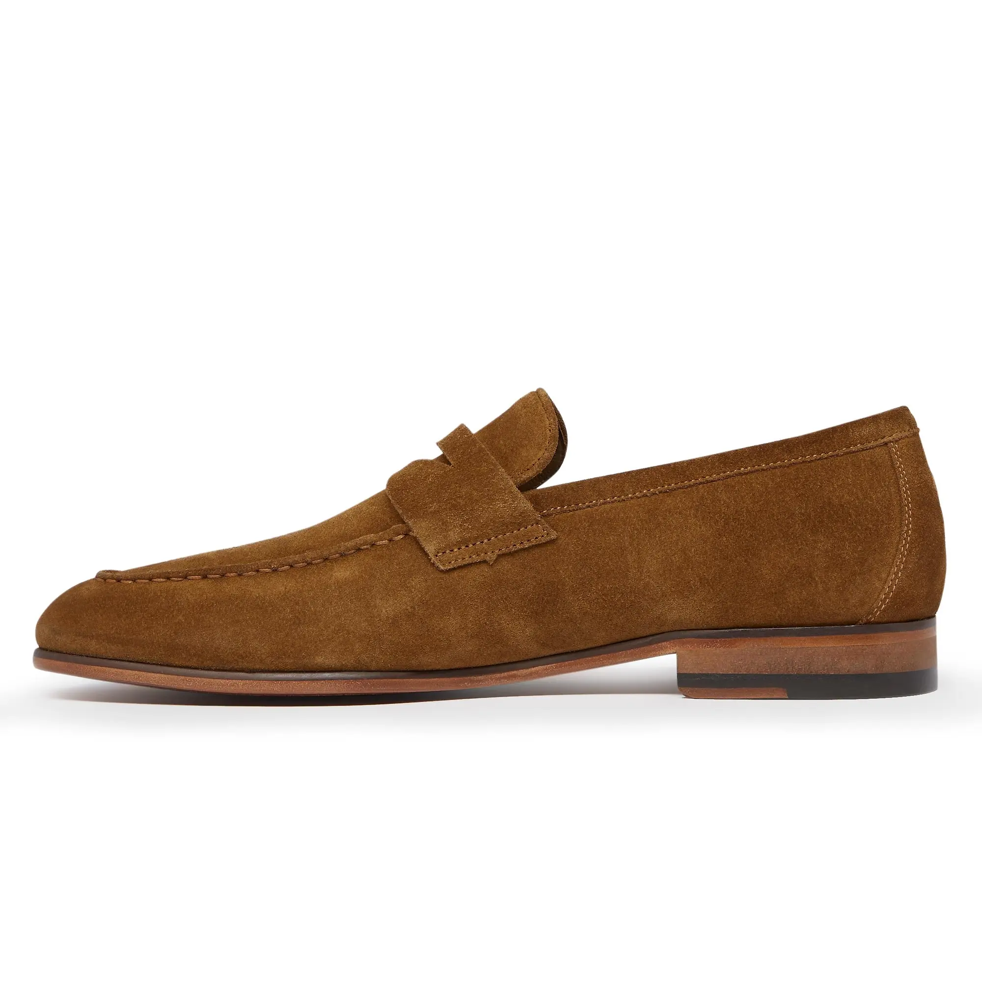 Product image 5 of 5 of Oliver Sweeney Men's Keyworth Calf Suede Penny Loafers - Whiskey