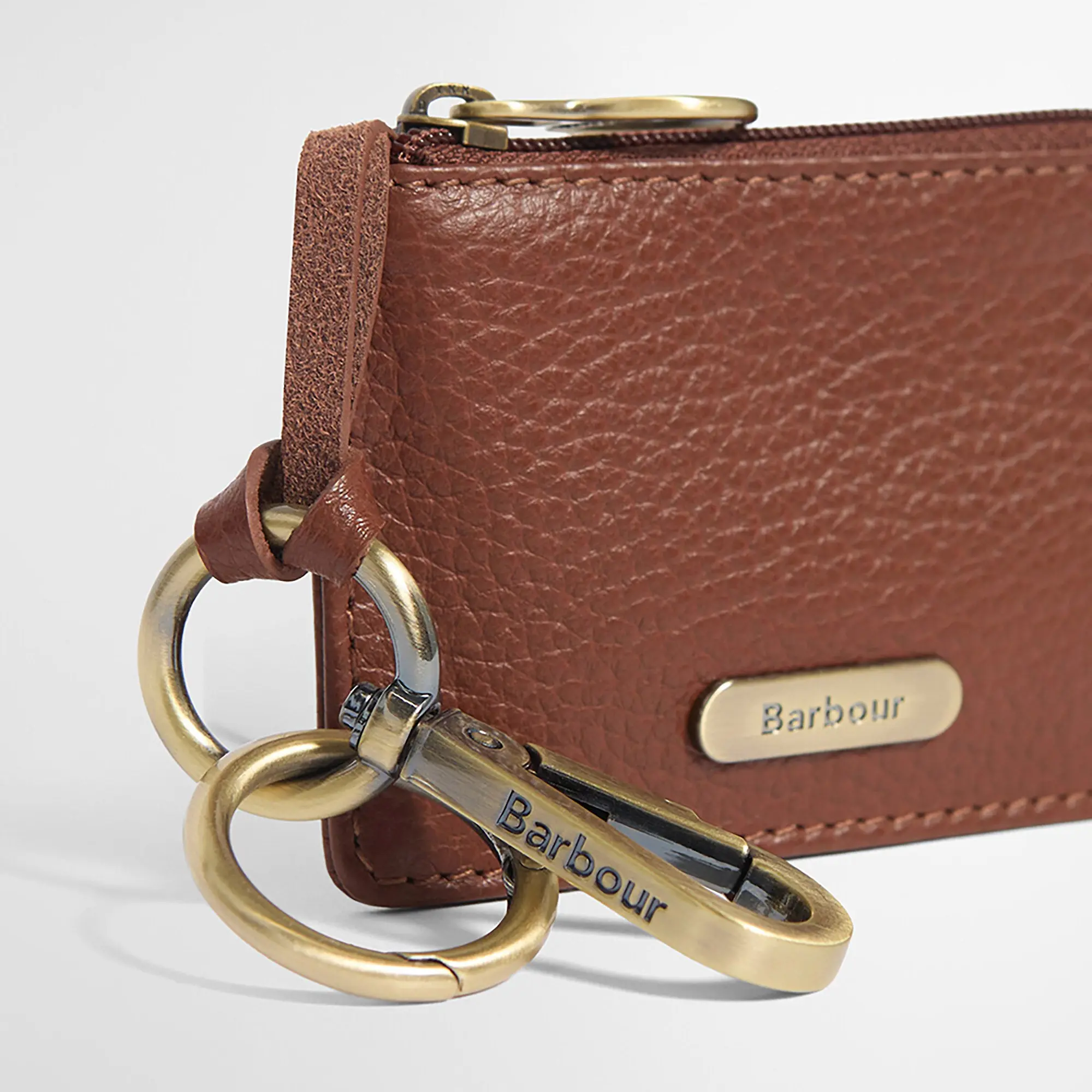 Product image 4 of 4 of Barbour Women's Leather Coin Purse Bag Charm - Brown