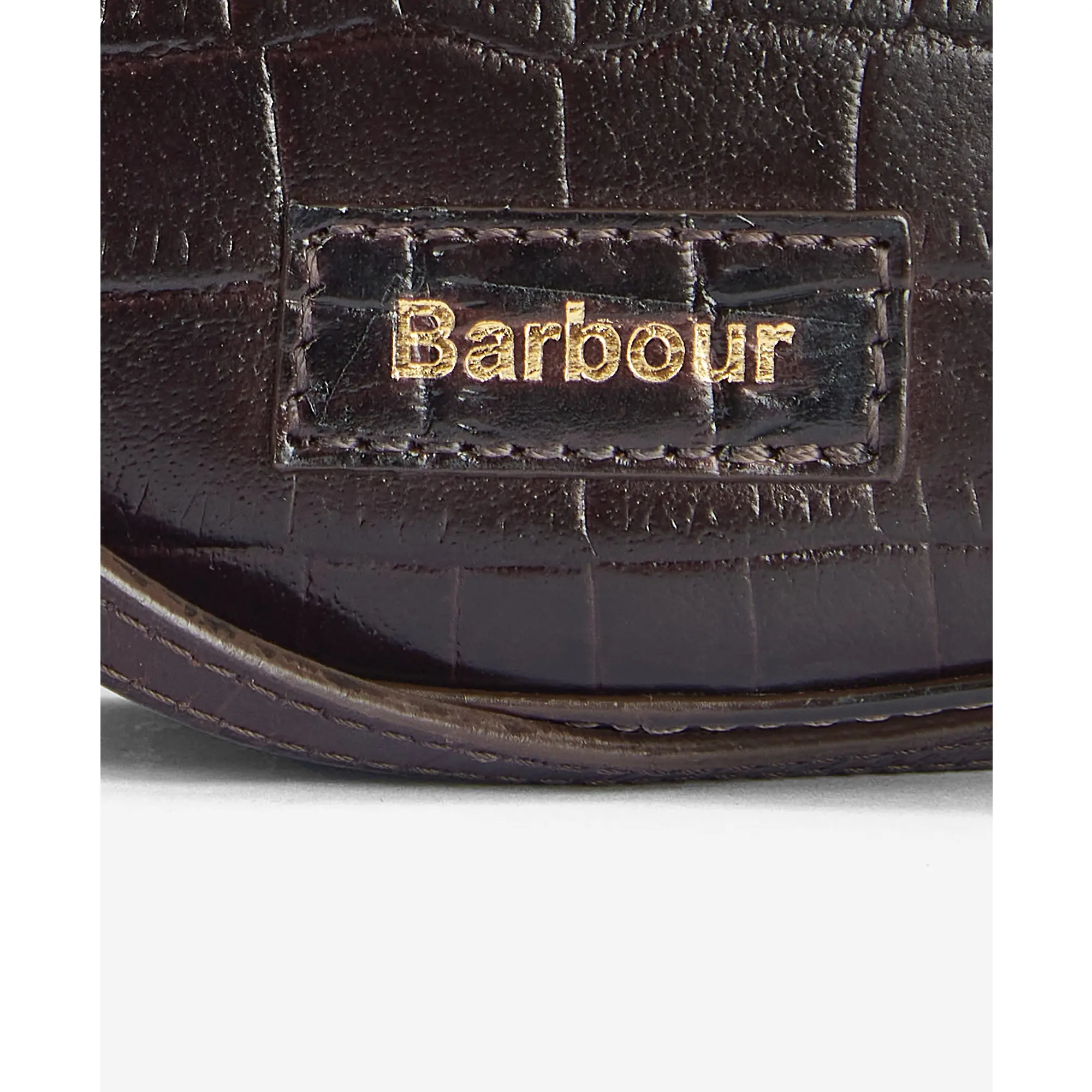 Product image 6 of 8 of Barbour Women's Eilein Leather Saddle Bag - Black Cherry