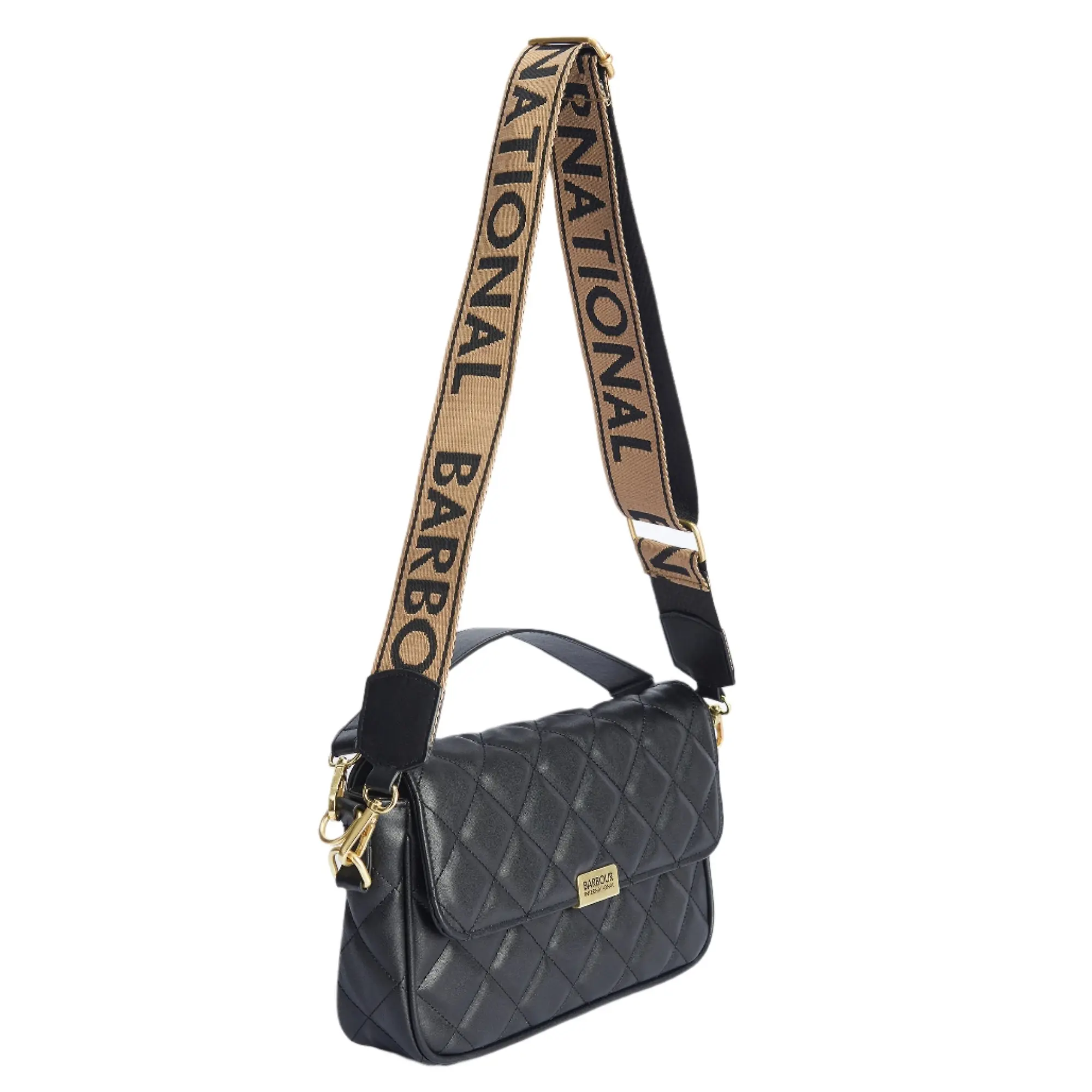 Product image 3 of 8 of Barbour International Women's Soho Quilted Crossbody Bag - Black