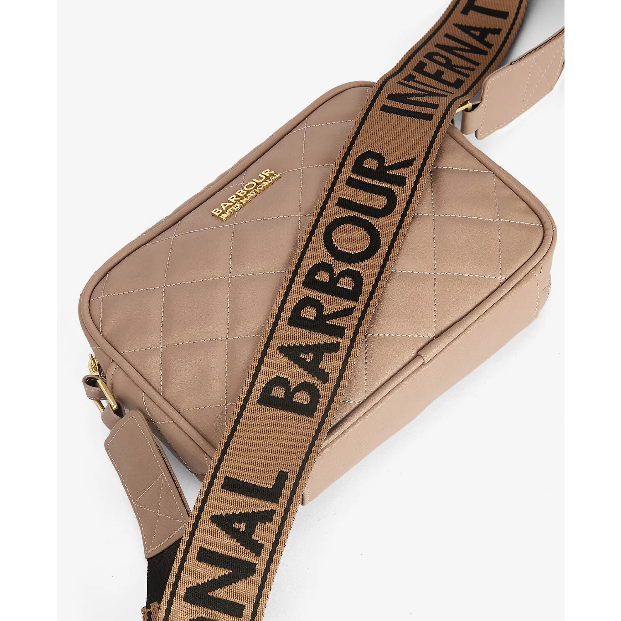 Product image 9 of 10 of Barbour International Women's Quilted Sloane Crossbody Bag - Camel