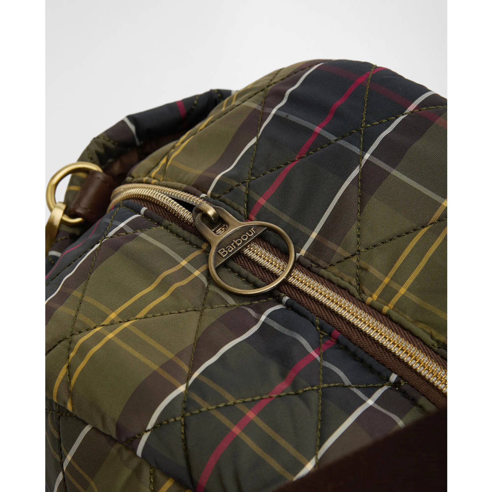 Product image 7 of 12 of Barbour Women's Wetherham Quilted Overnight Holdall Bag - Classic Tartan