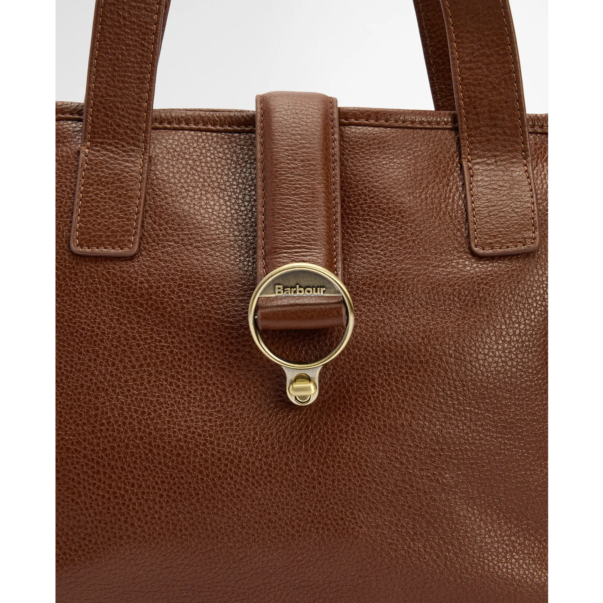 Product image 6 of 10 of Barbour Women's Alder Leather Tote Bag - Brown