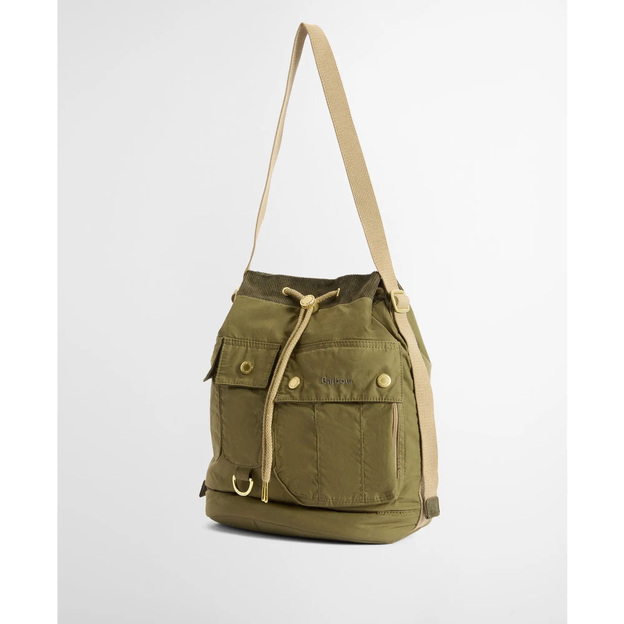Product image 4 of 10 of Barbour Women's Mia Drawstring Tote Bag - Dusky Green