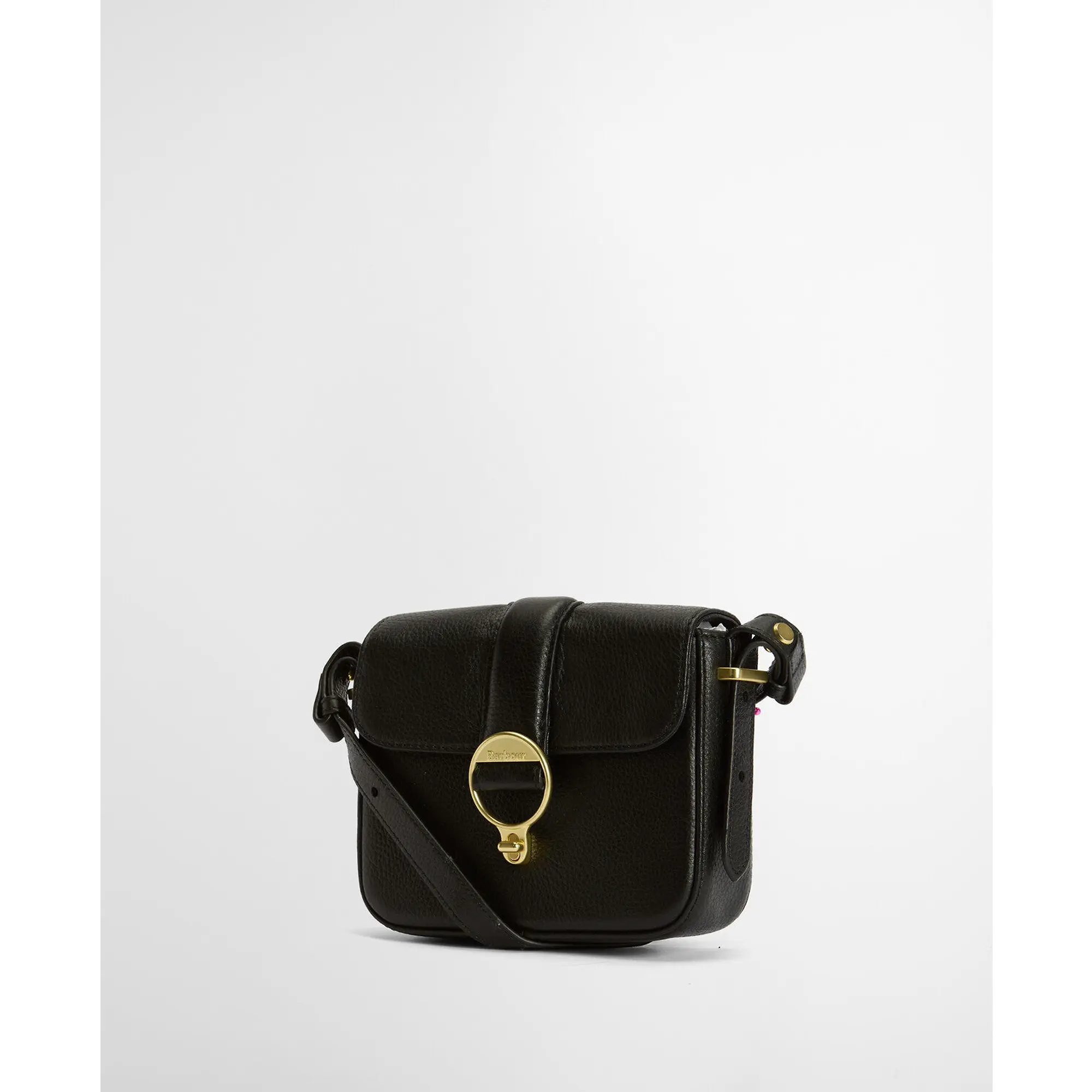 Product image 4 of 9 of Barbour Women's Mini Rosa Leather Crossbody Bag - Black
