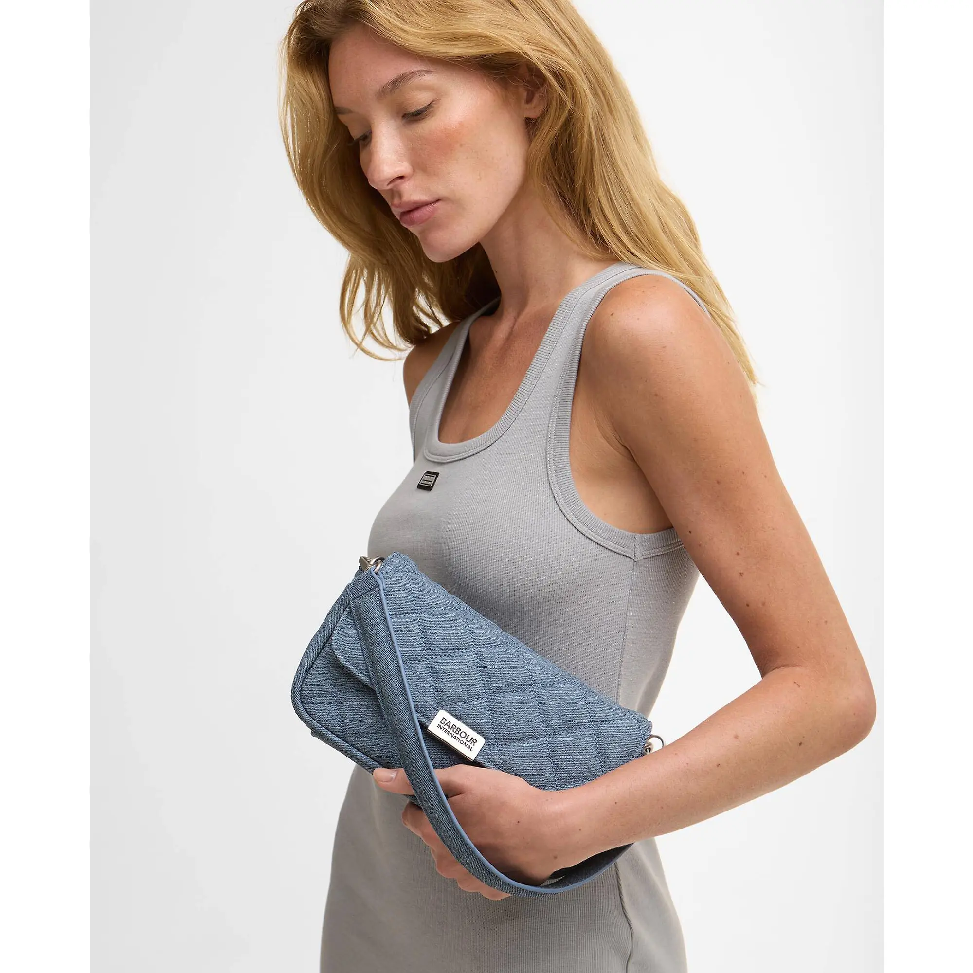 Product image 3 of 13 of Barbour International Women's Denim Mini Soho Crossbody Bag - Light Denim