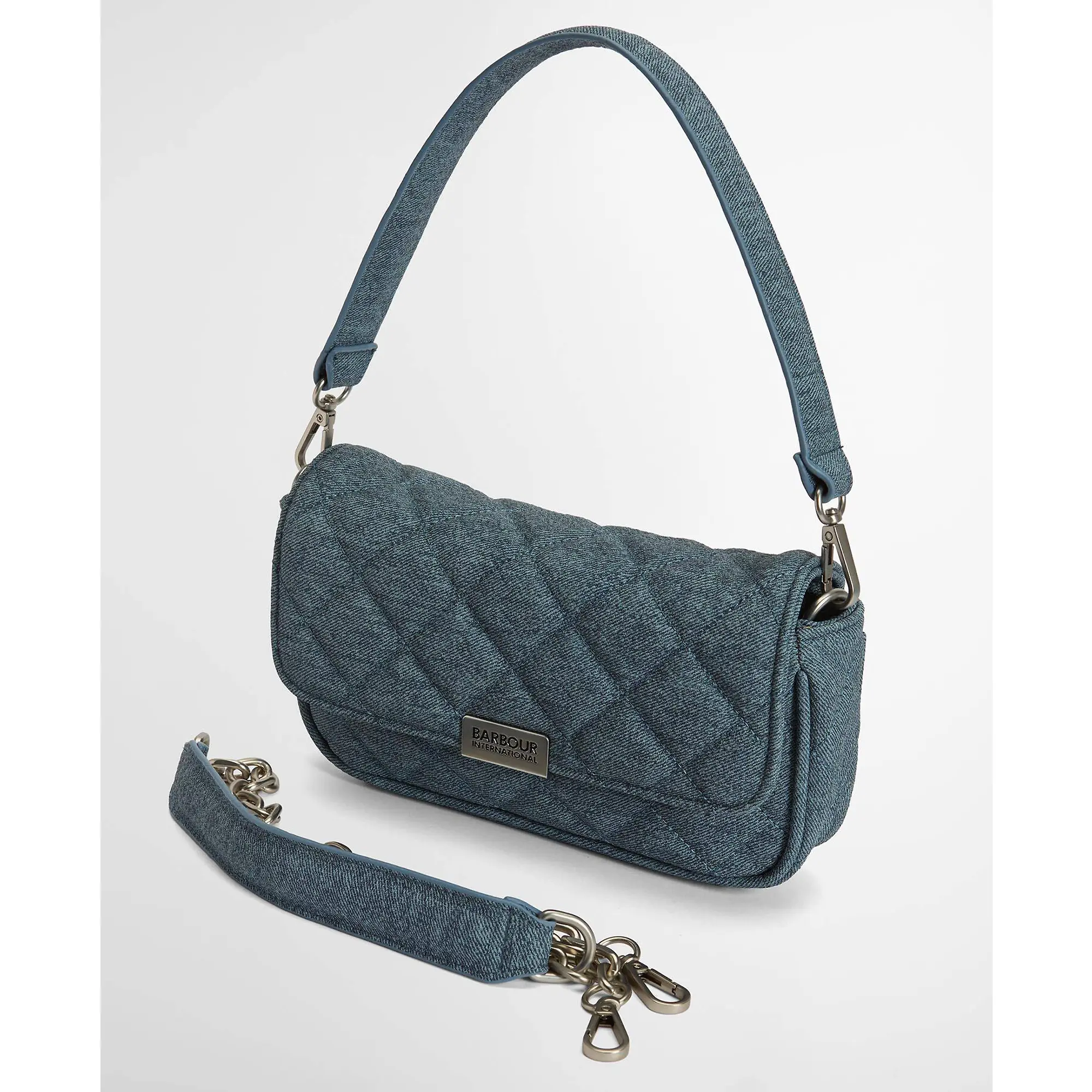 Product image 12 of 13 of Barbour International Women's Denim Mini Soho Crossbody Bag - Light Denim
