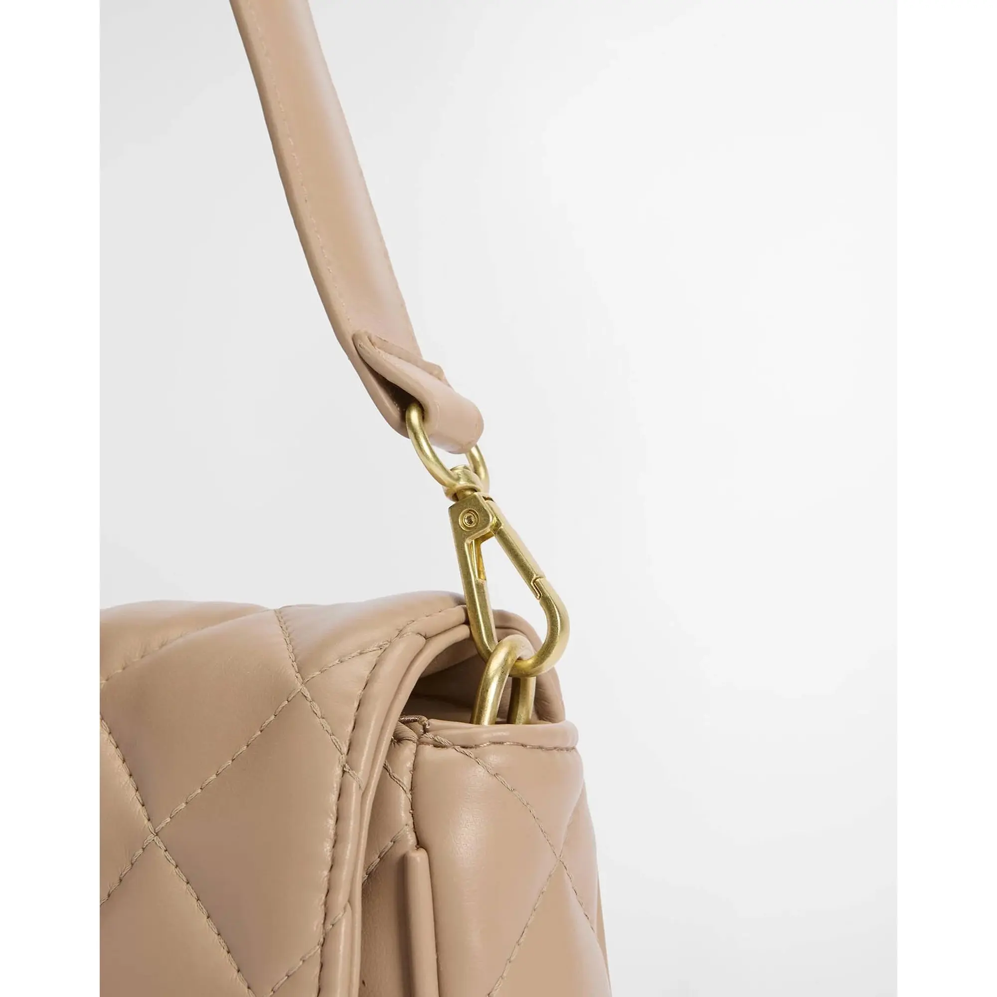 Product image 11 of 15 of Barbour International Women's Soft Quilt Mini Soho Crossbody Bag - Camel