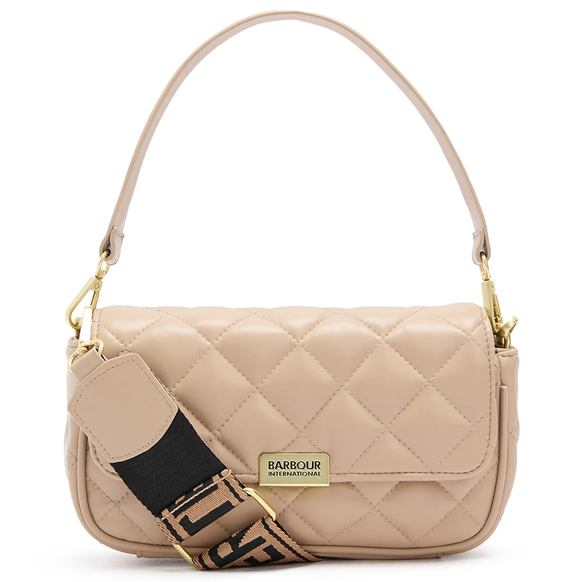 Product image 1 of 15 of Barbour International Women's Soft Quilt Mini Soho Crossbody Bag - Camel