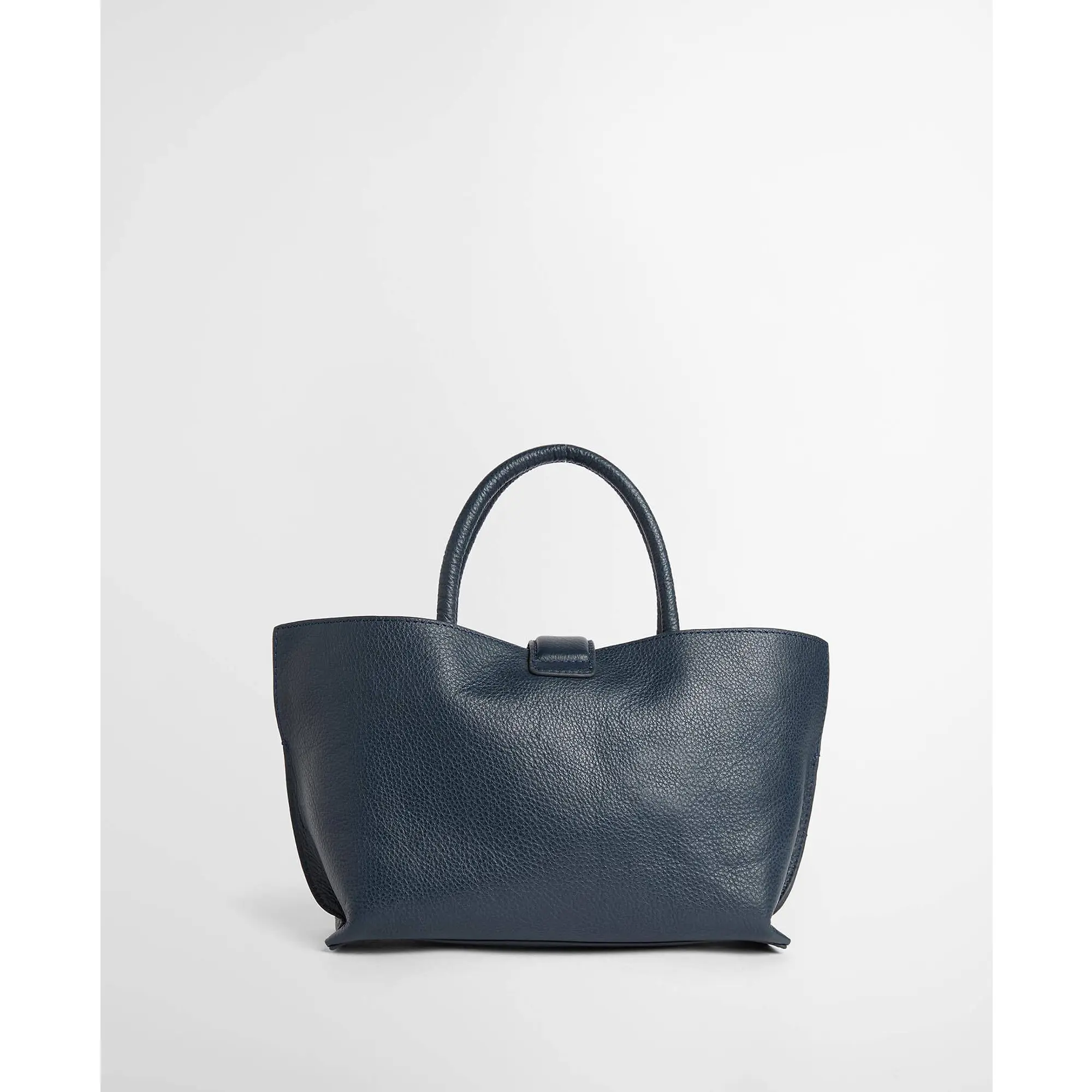 Product image 4 of 7 of Barbour Women's Alder Mini Leather Tote Bag - Navy