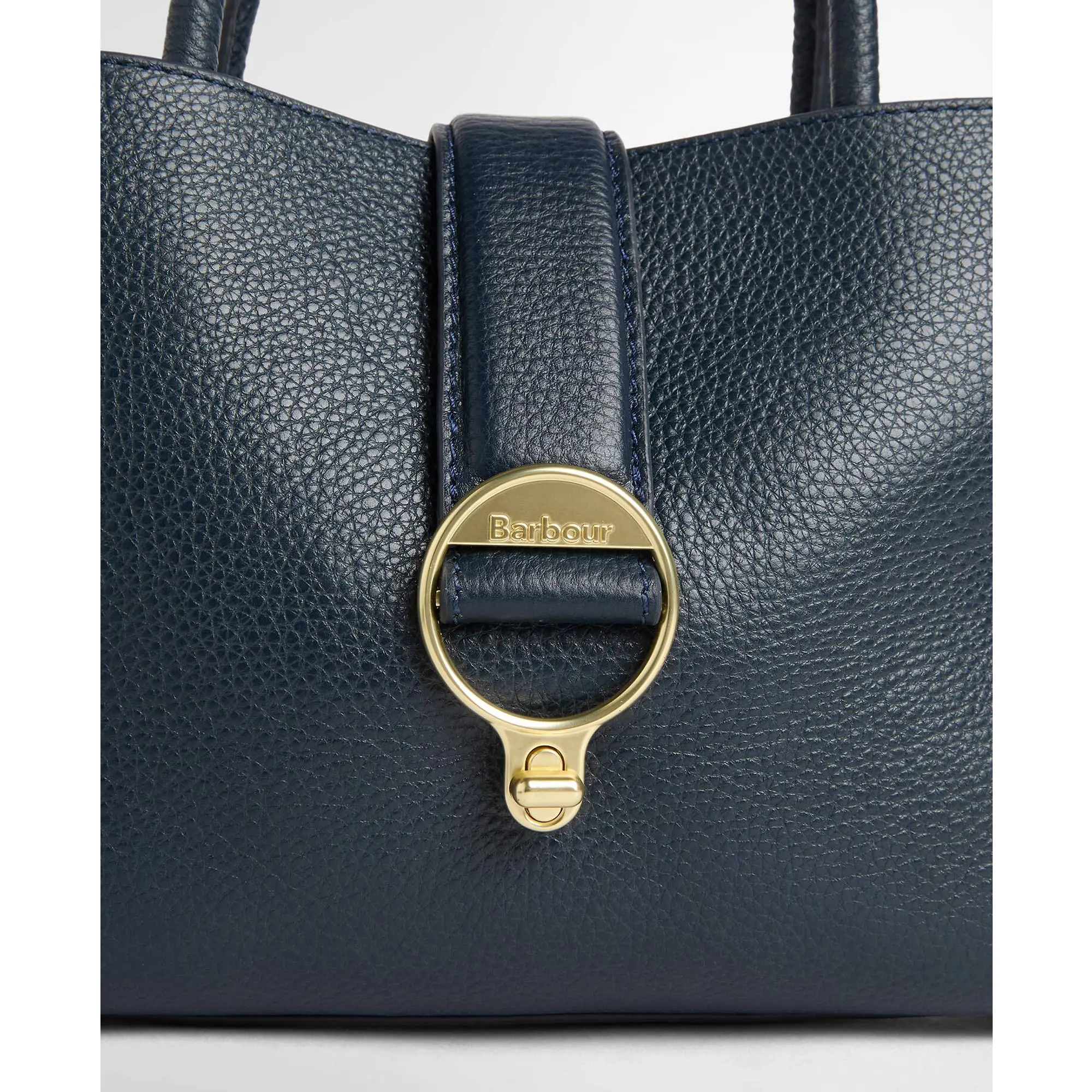 Product image 5 of 7 of Barbour Women's Alder Mini Leather Tote Bag - Navy