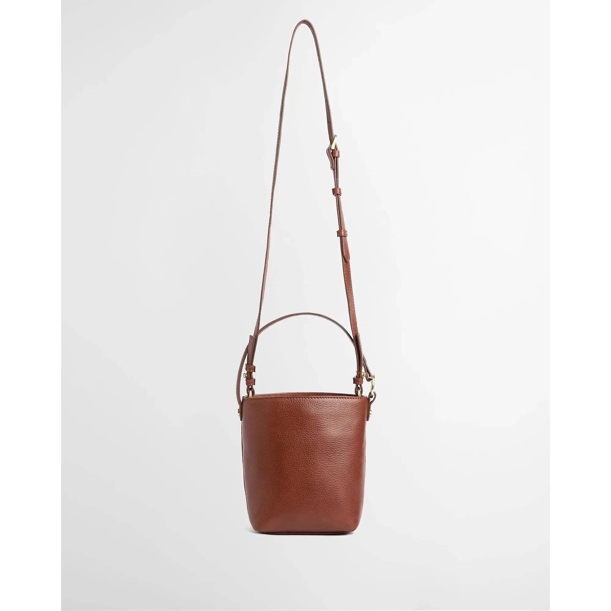 Product image 5 of 6 of Barbour Women's Cedar Mini Leather Bucket Bag - Brown