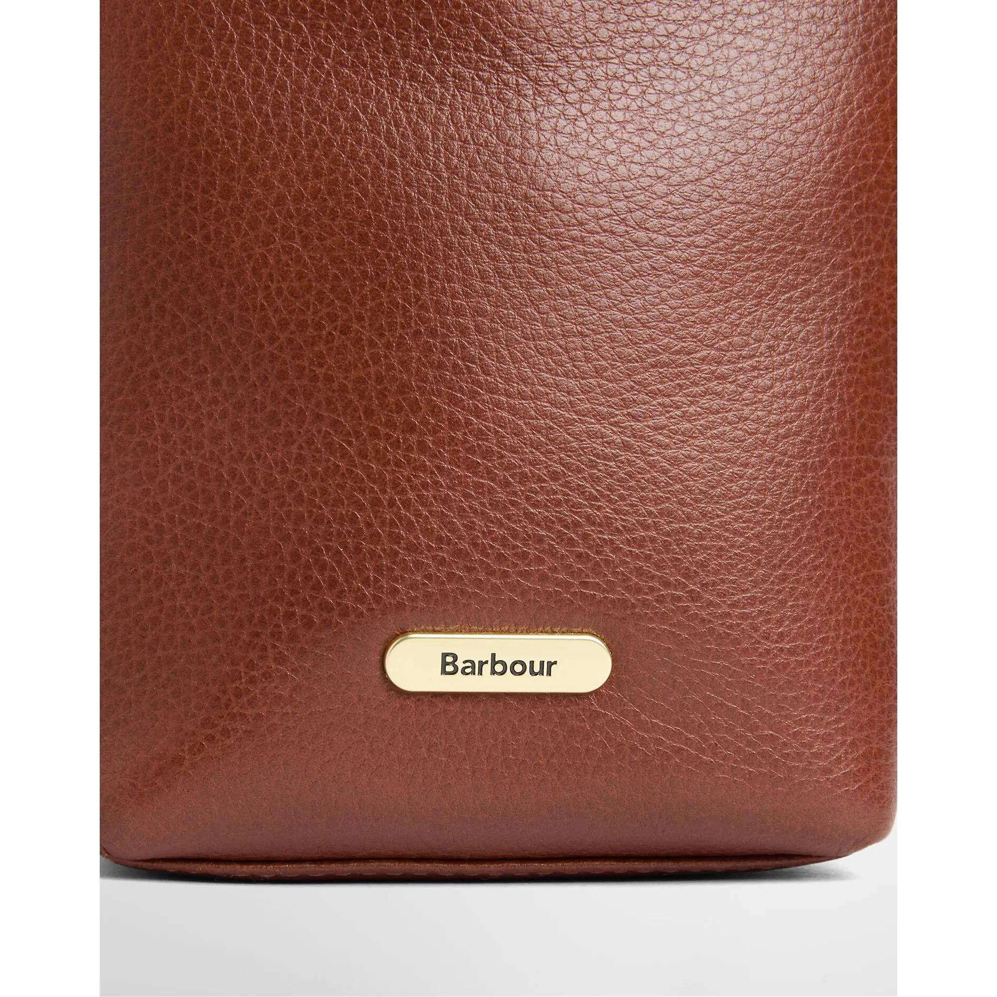 Product image 6 of 6 of Barbour Women's Cedar Mini Leather Bucket Bag - Brown
