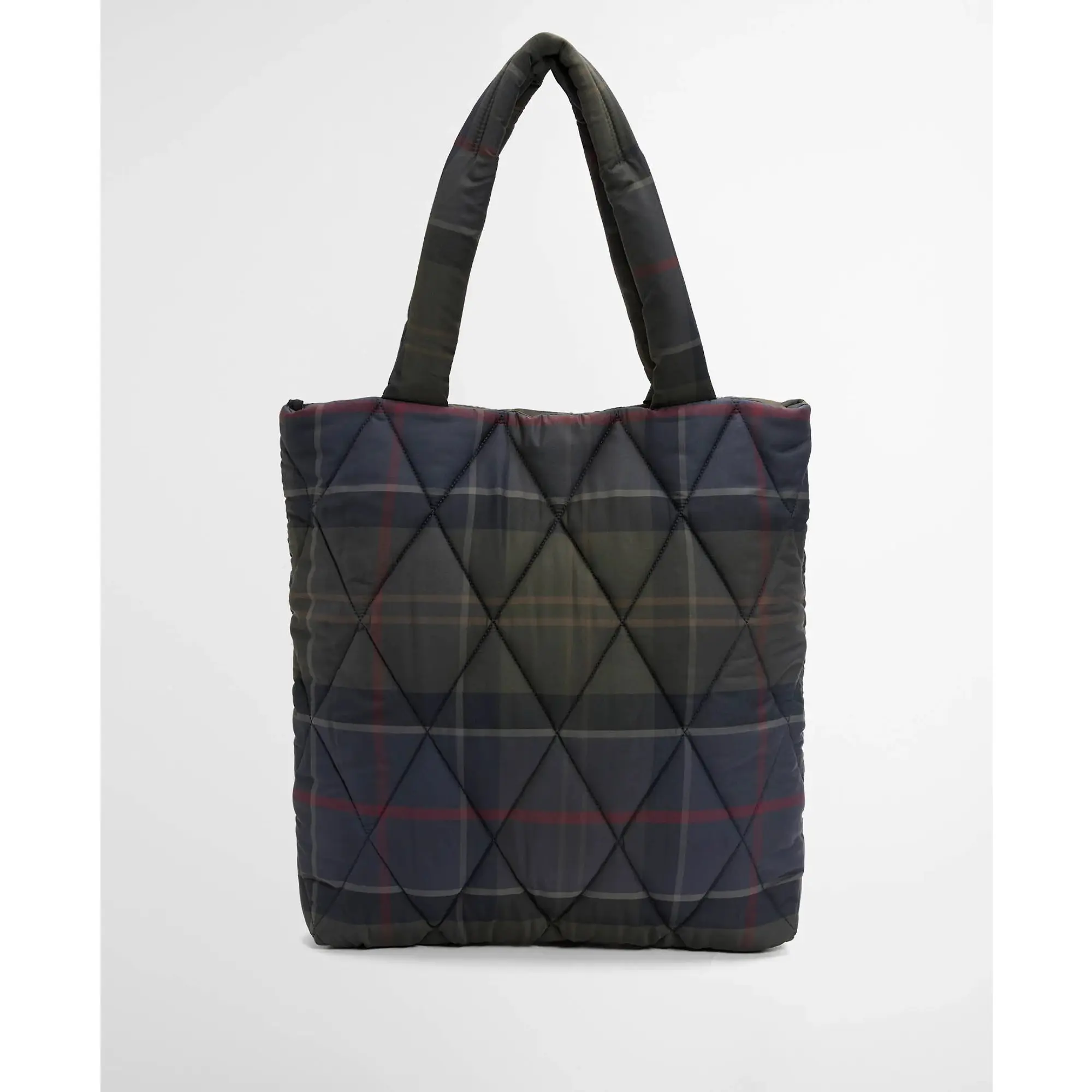 Product image 3 of 6 of Barbour Women's Tartan Arlene Quilted Tote Bag - Shadow Classic Tartan