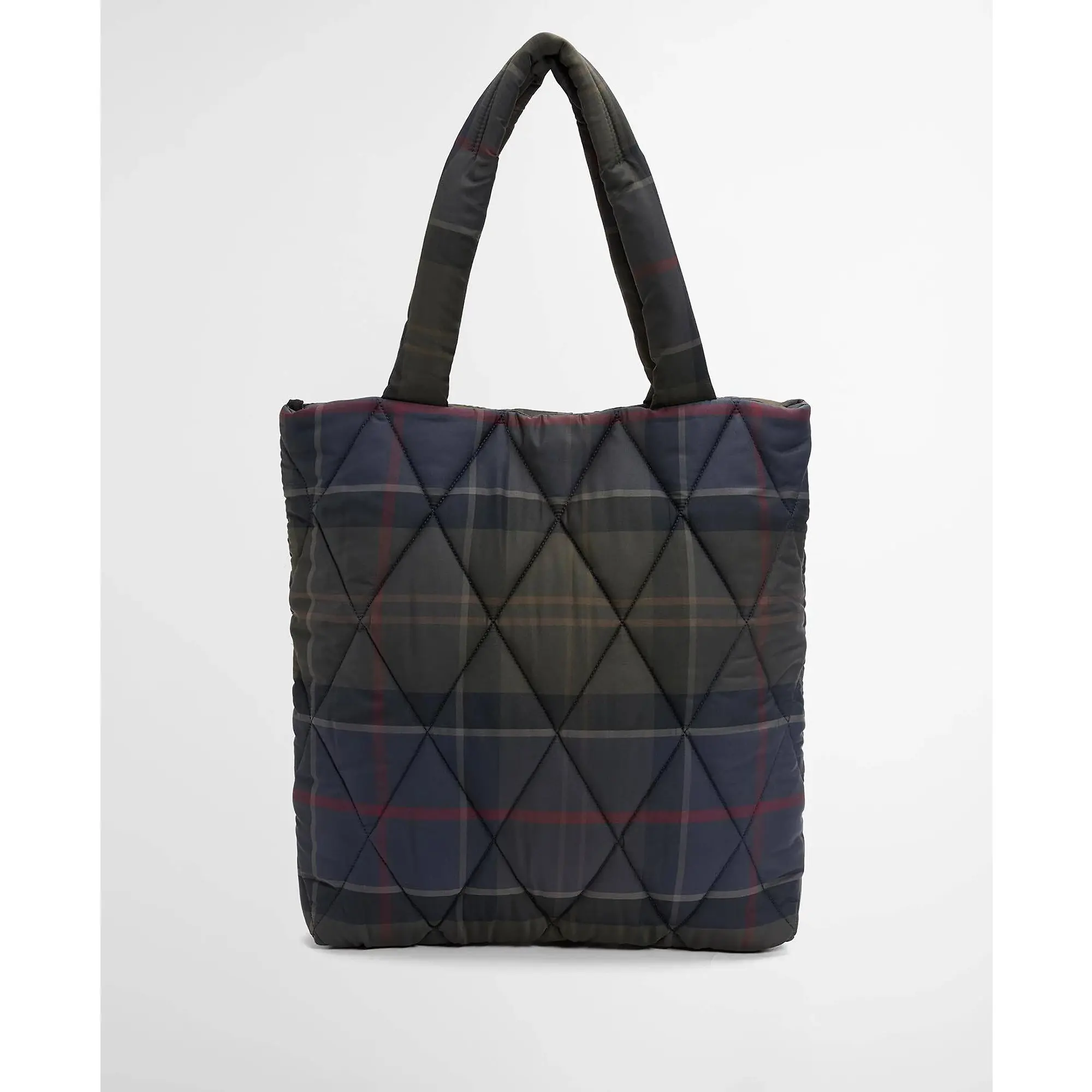 Product image 4 of 6 of Barbour Women's Tartan Arlene Quilted Tote Bag - Shadow Classic Tartan