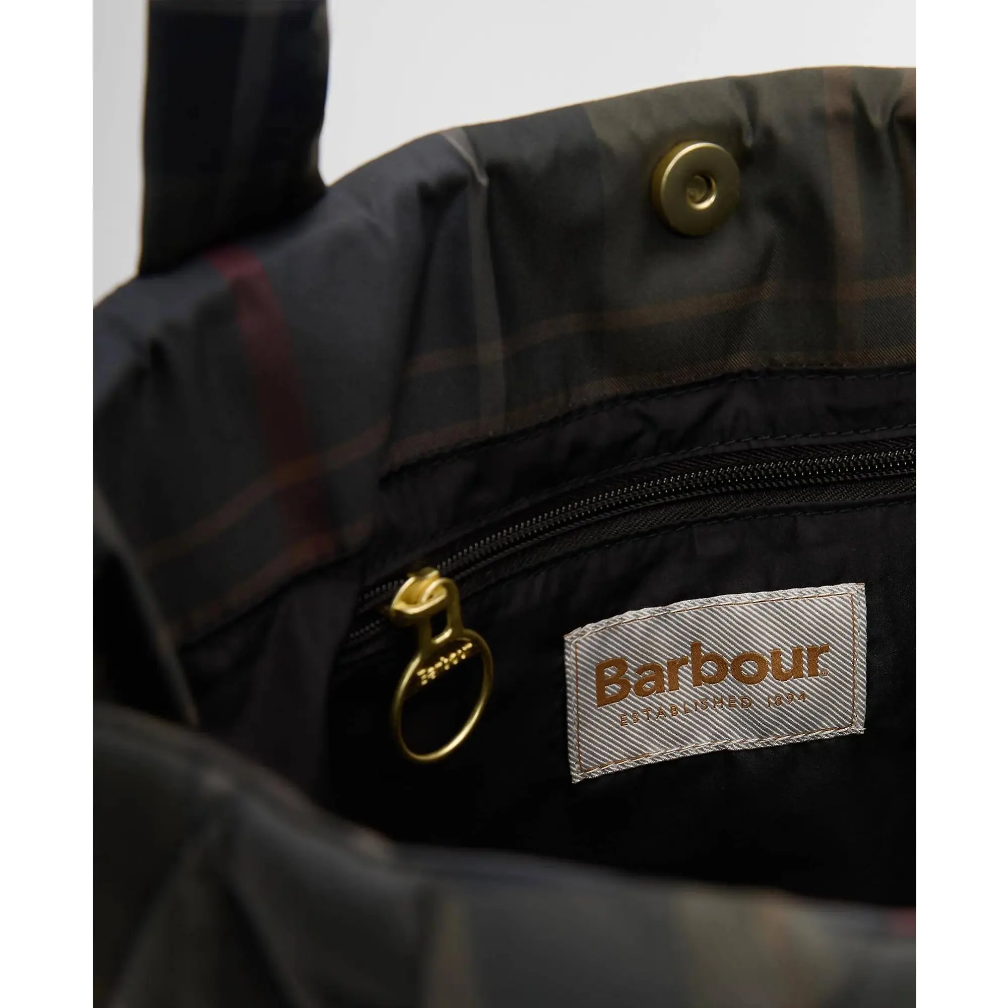 Product image 6 of 6 of Barbour Women's Tartan Arlene Quilted Tote Bag - Shadow Classic Tartan