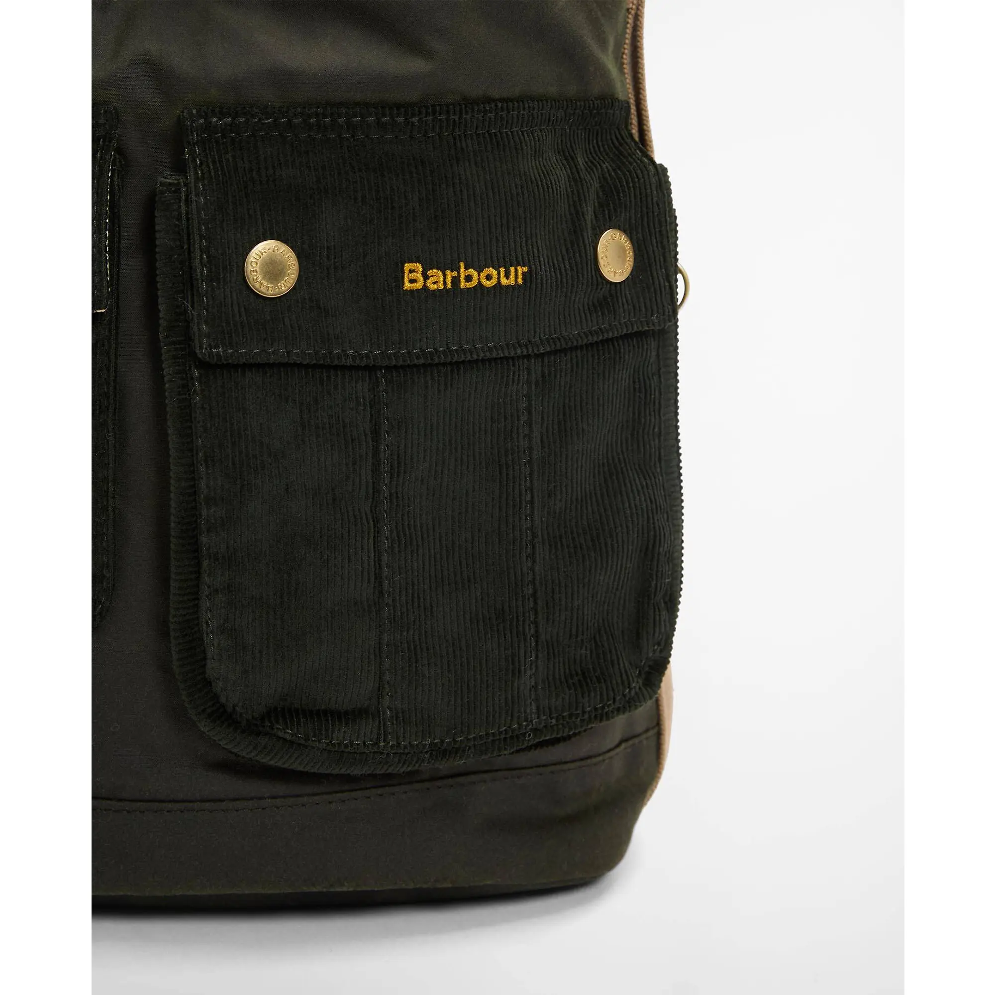 Product image 5 of 5 of Barbour Women's Mia Waxed Drawstring Tote Bag - Fern