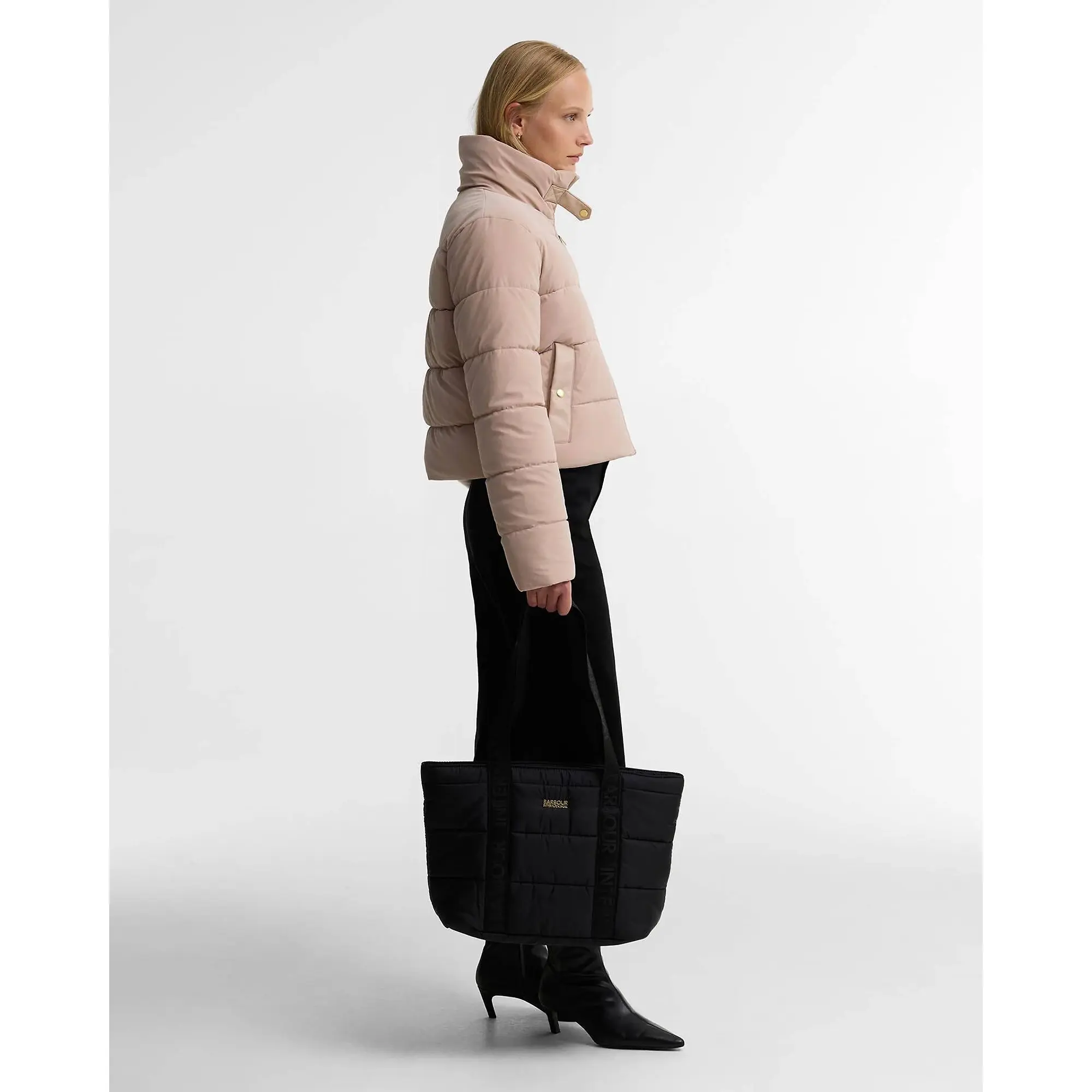 Product image 2 of 5 of Barbour International Women's Monaco Baffle Quilted Tote Bag - Black