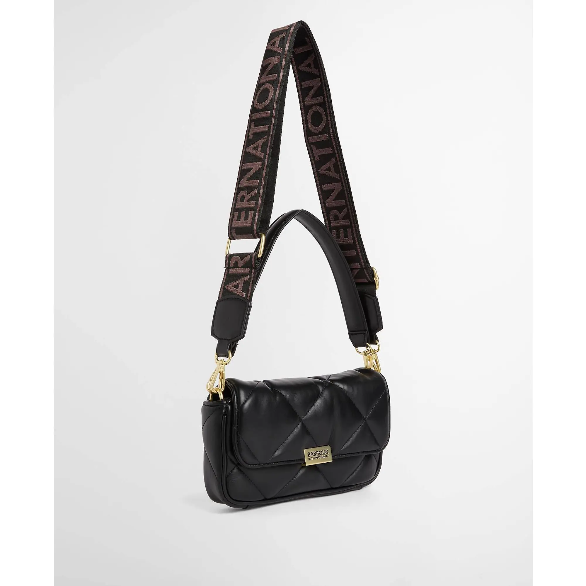 Product image 7 of 7 of Barbour International Women's Soft Quilted Mini Soho Crossbody Bag - Black