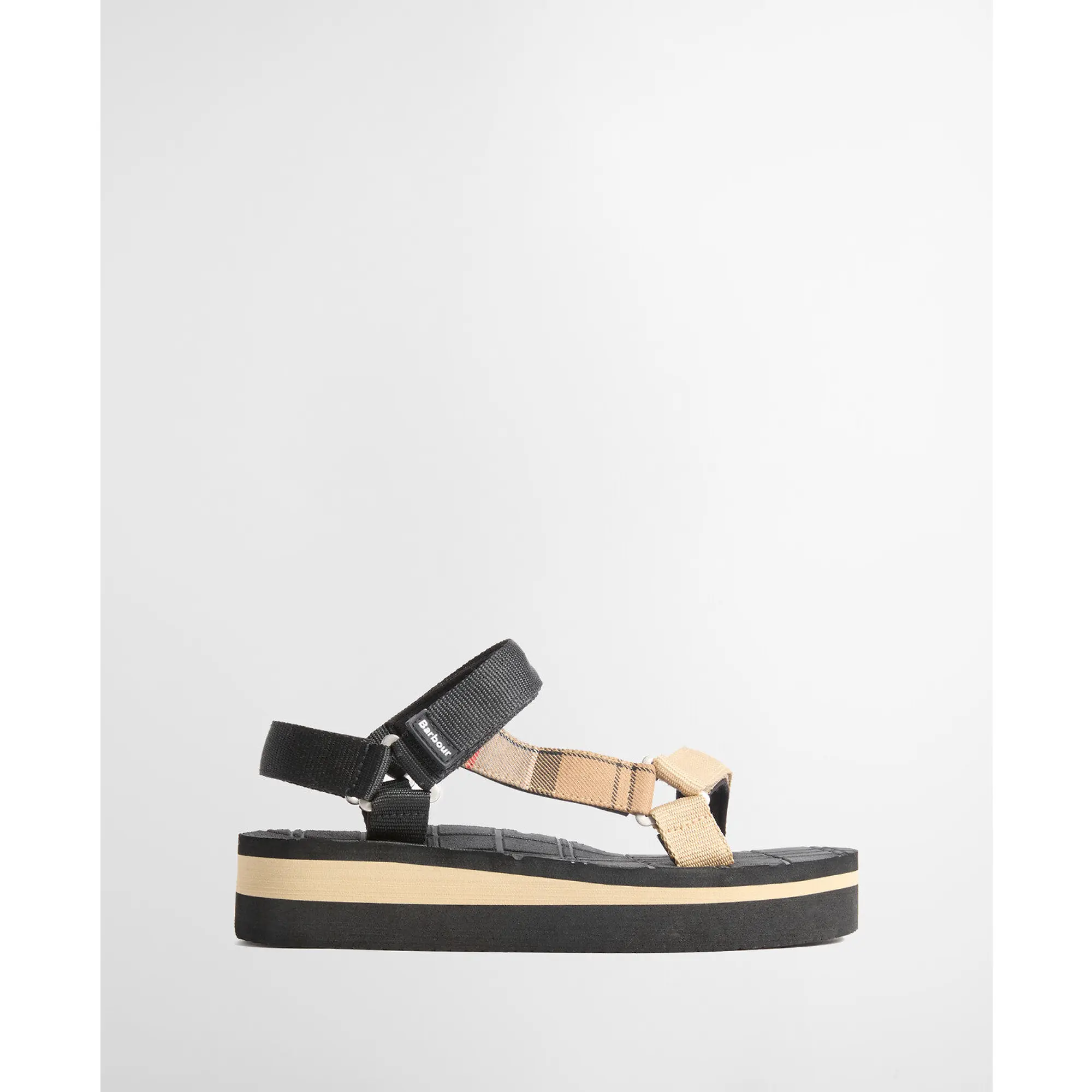 Product image 2 of 9 of Barbour Women's Mila Sandals - Black/Dress Tartan