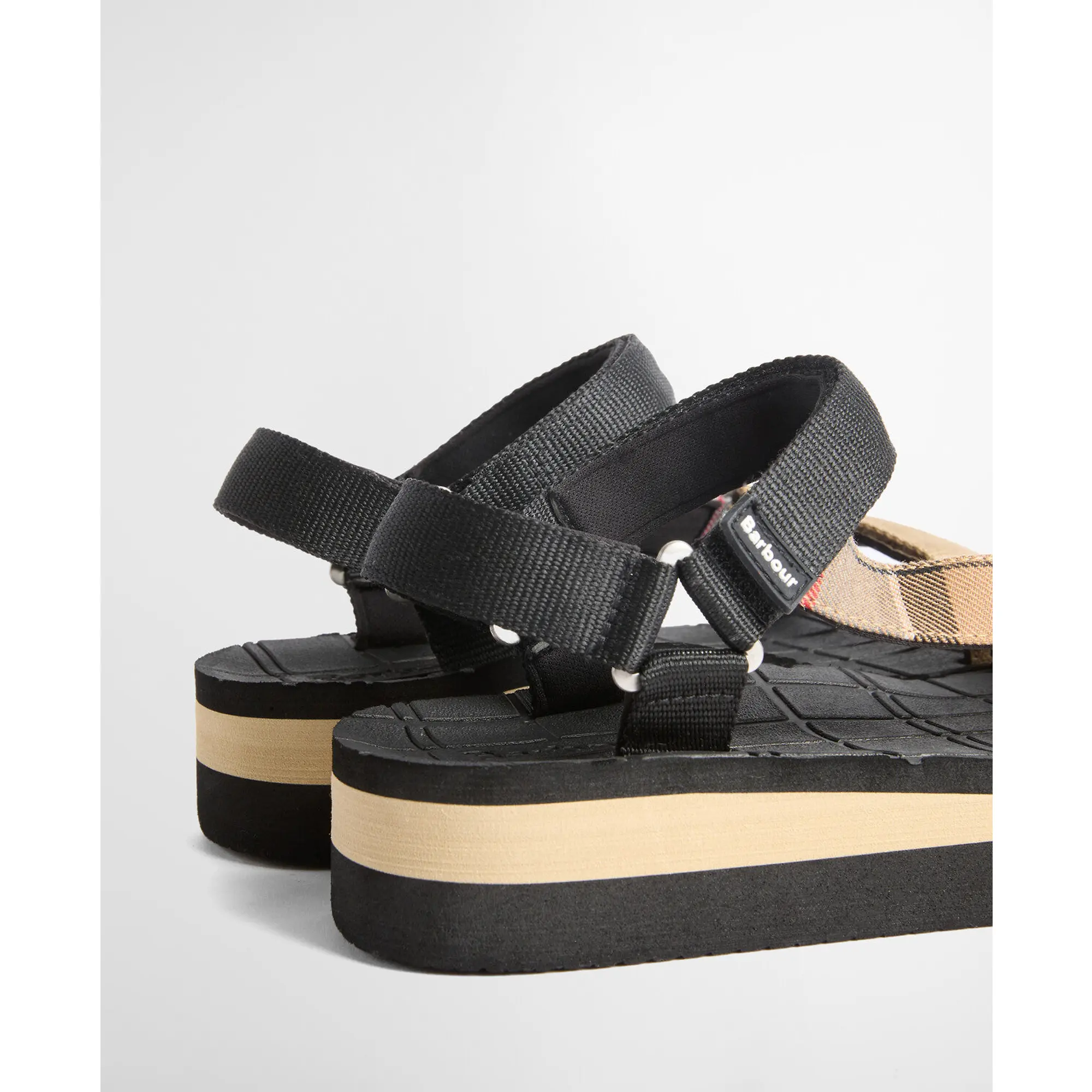 Product image 5 of 9 of Barbour Women's Mila Sandals - Black/Dress Tartan