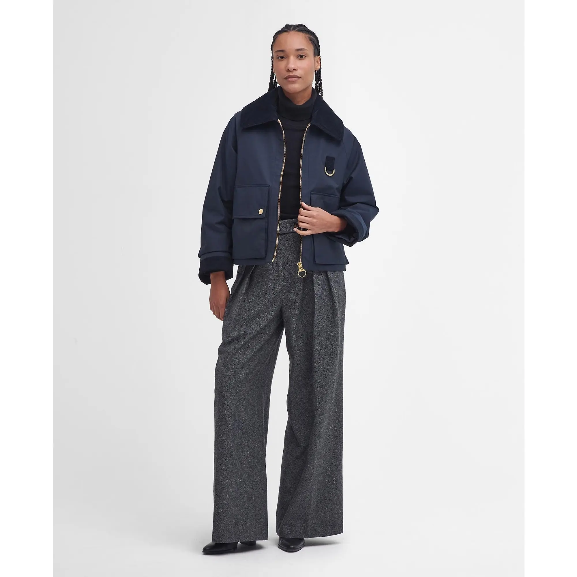 Product image 8 of 9 of Barbour Women's Nora Casual Jacket - Dark Navy