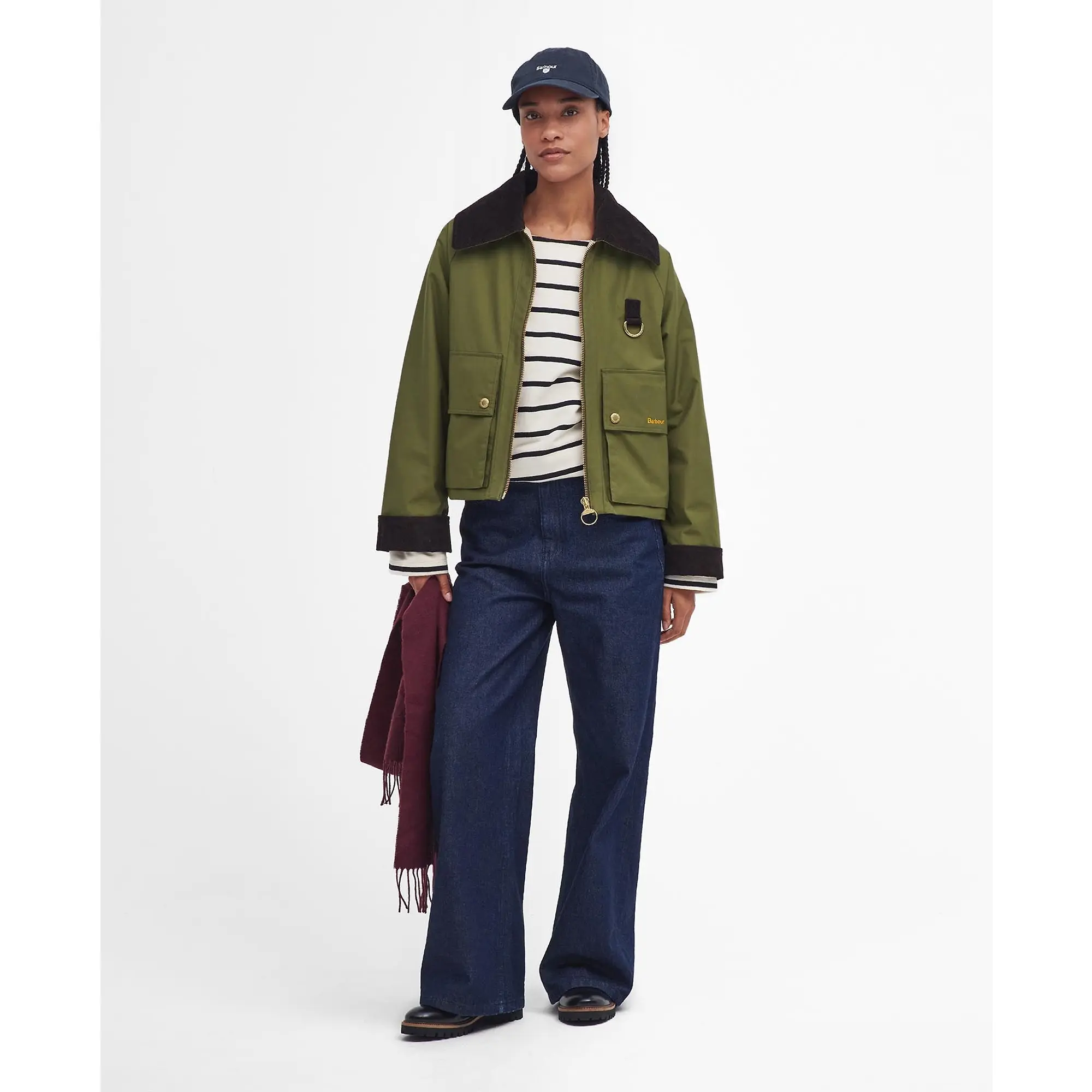Product image 5 of 9 of Barbour Women's Nora Casual Jacket - Dark Moss