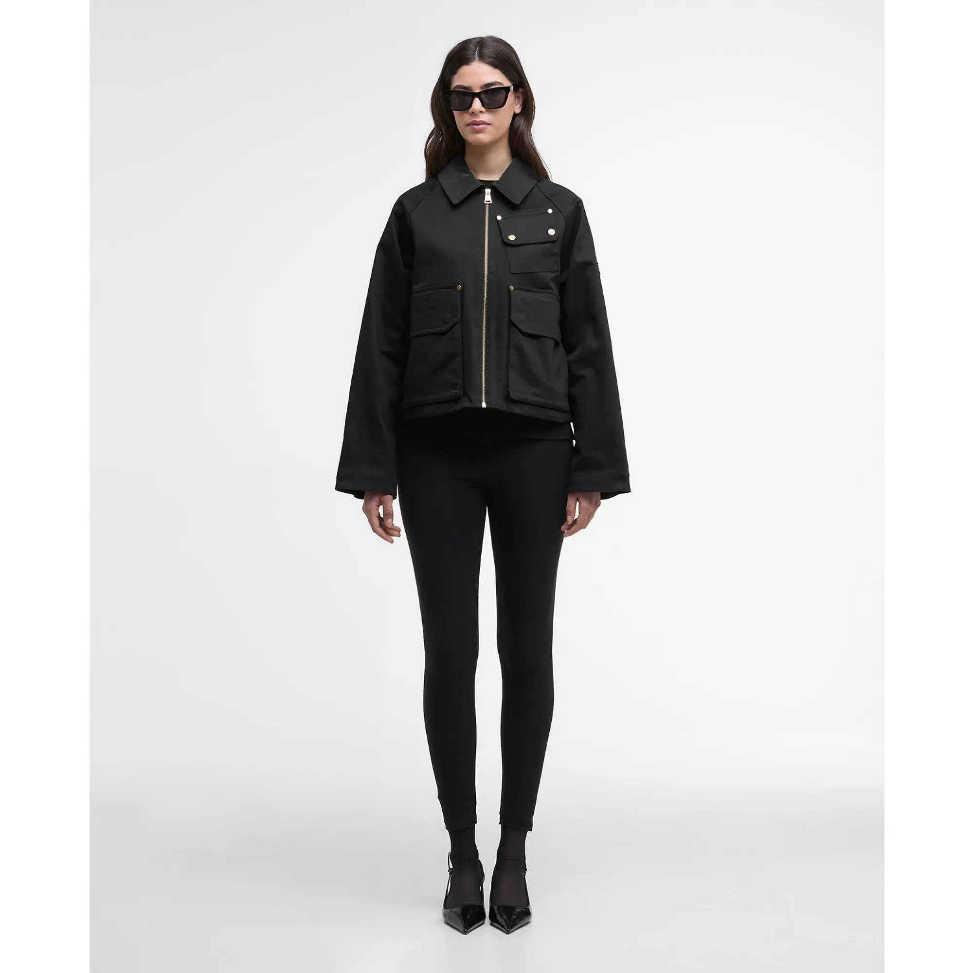 Product image 3 of 7 of Barbour International Women's Warlock Casual Jacket - Black