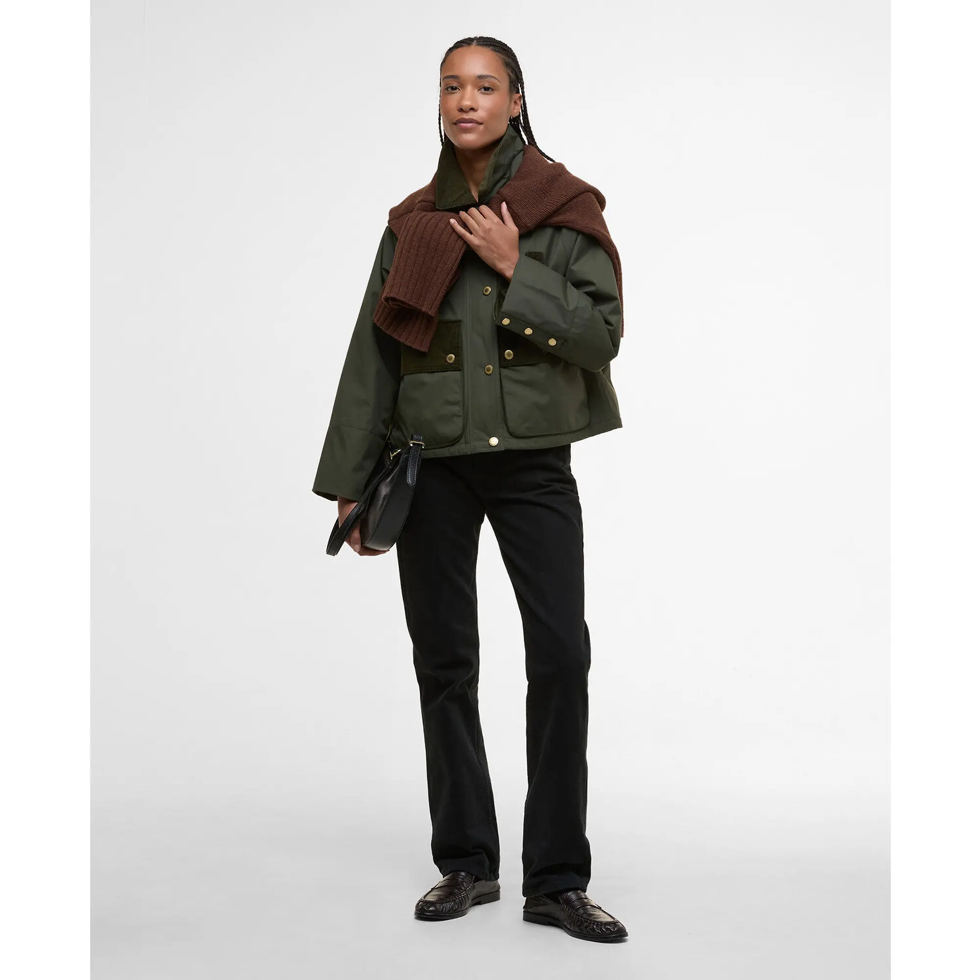 Product image 3 of 8 of Barbour Women's Phoebe Casual Jacket - Olive