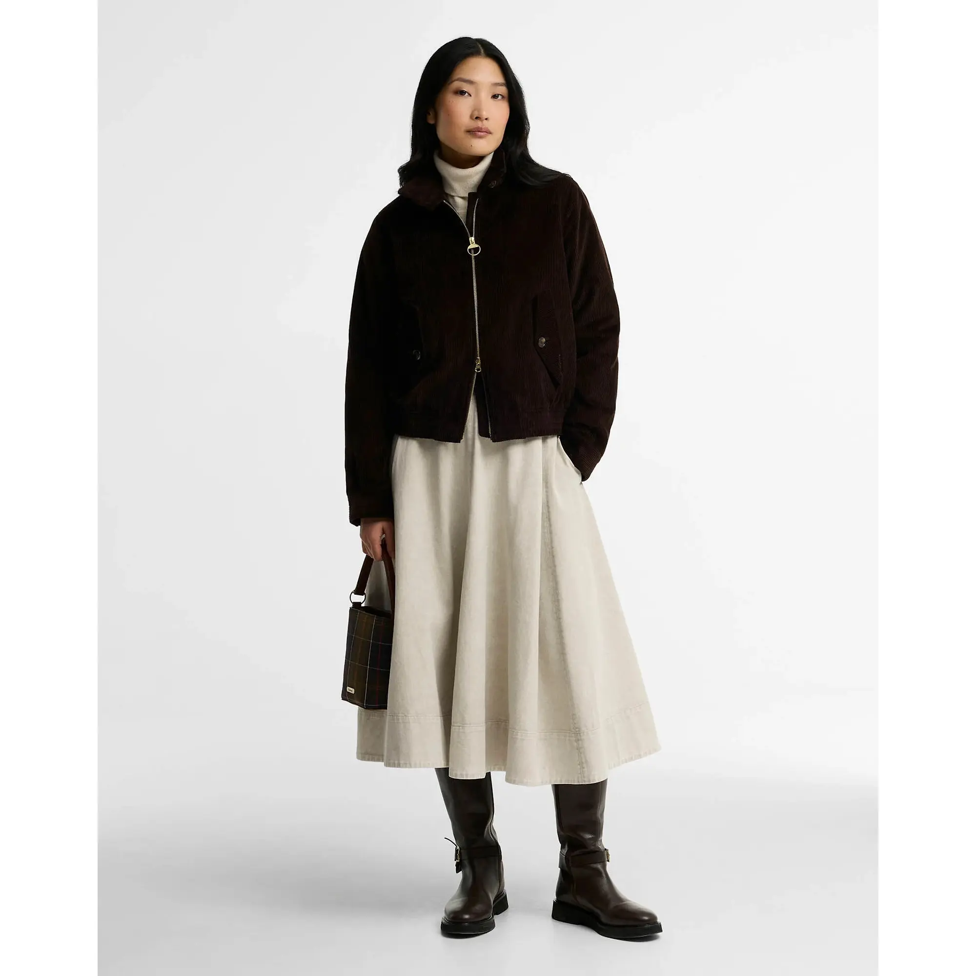 Product image 3 of 6 of Barbour Women's Overton Casual Jacket - Brown / Shadow Classic
