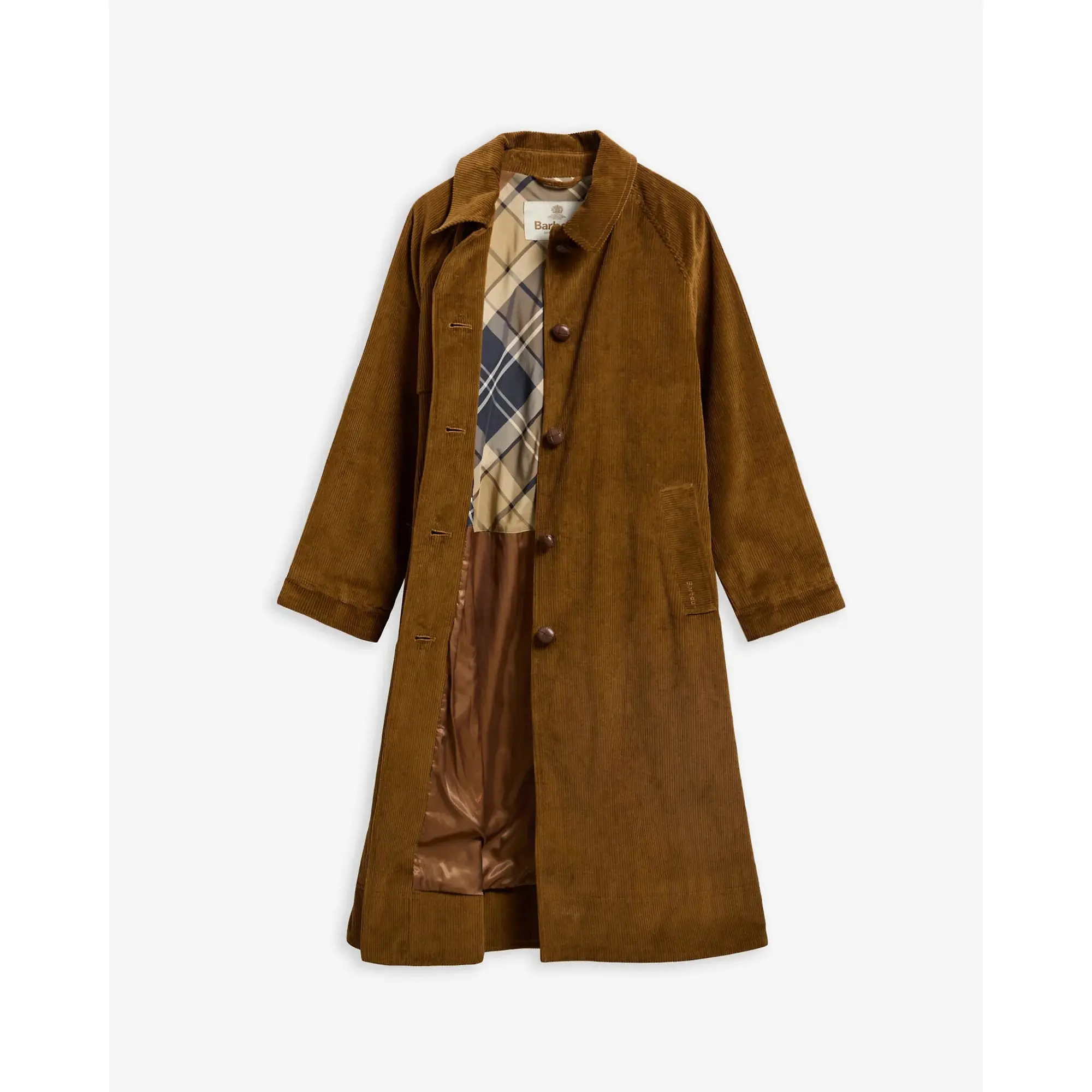 Product image 6 of 6 of Barbour Women's Antonella Cord Trench Coat - Tan / Birchwood Dress