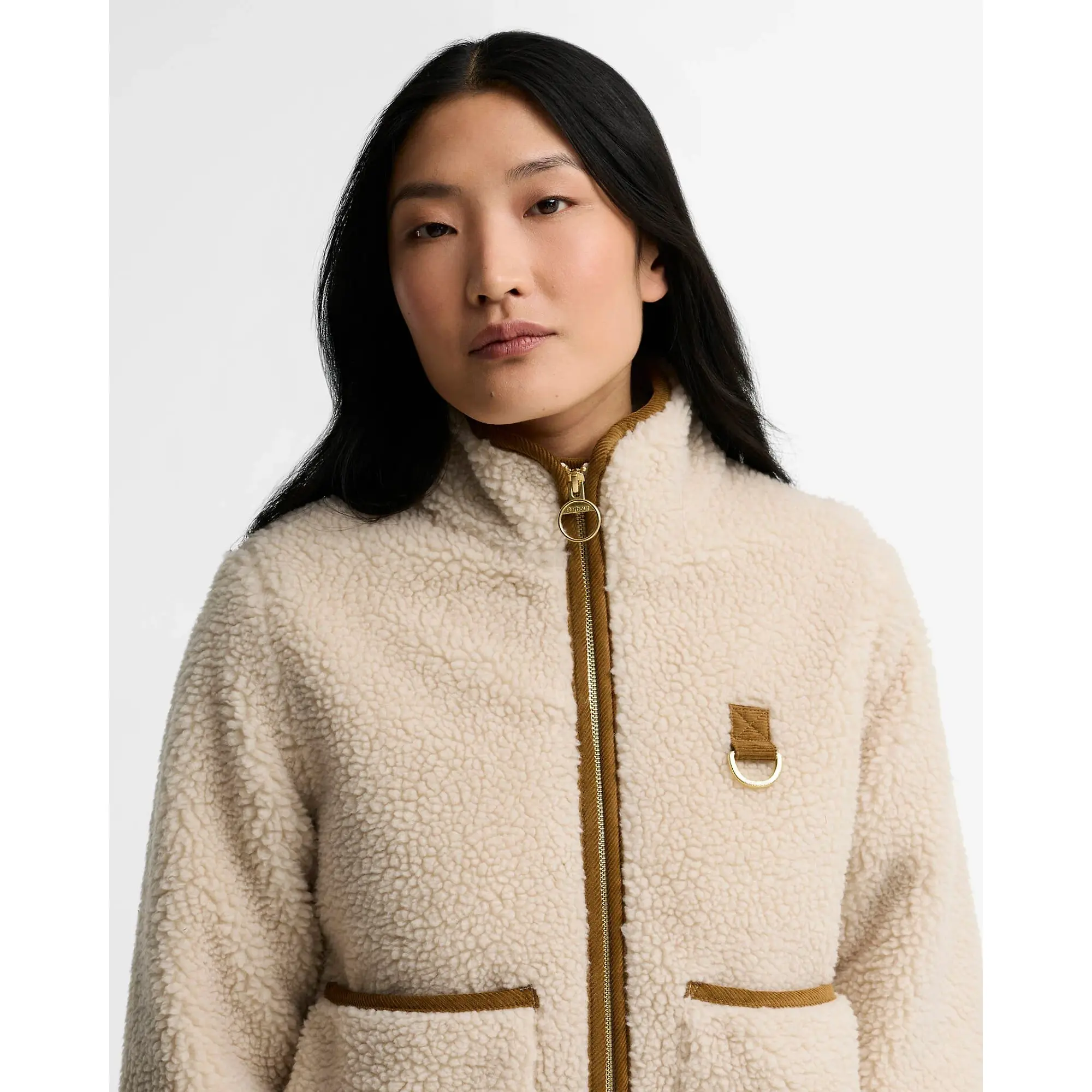 Product image 5 of 6 of Barbour Women's Elenora Fleece Jacket - Ecru