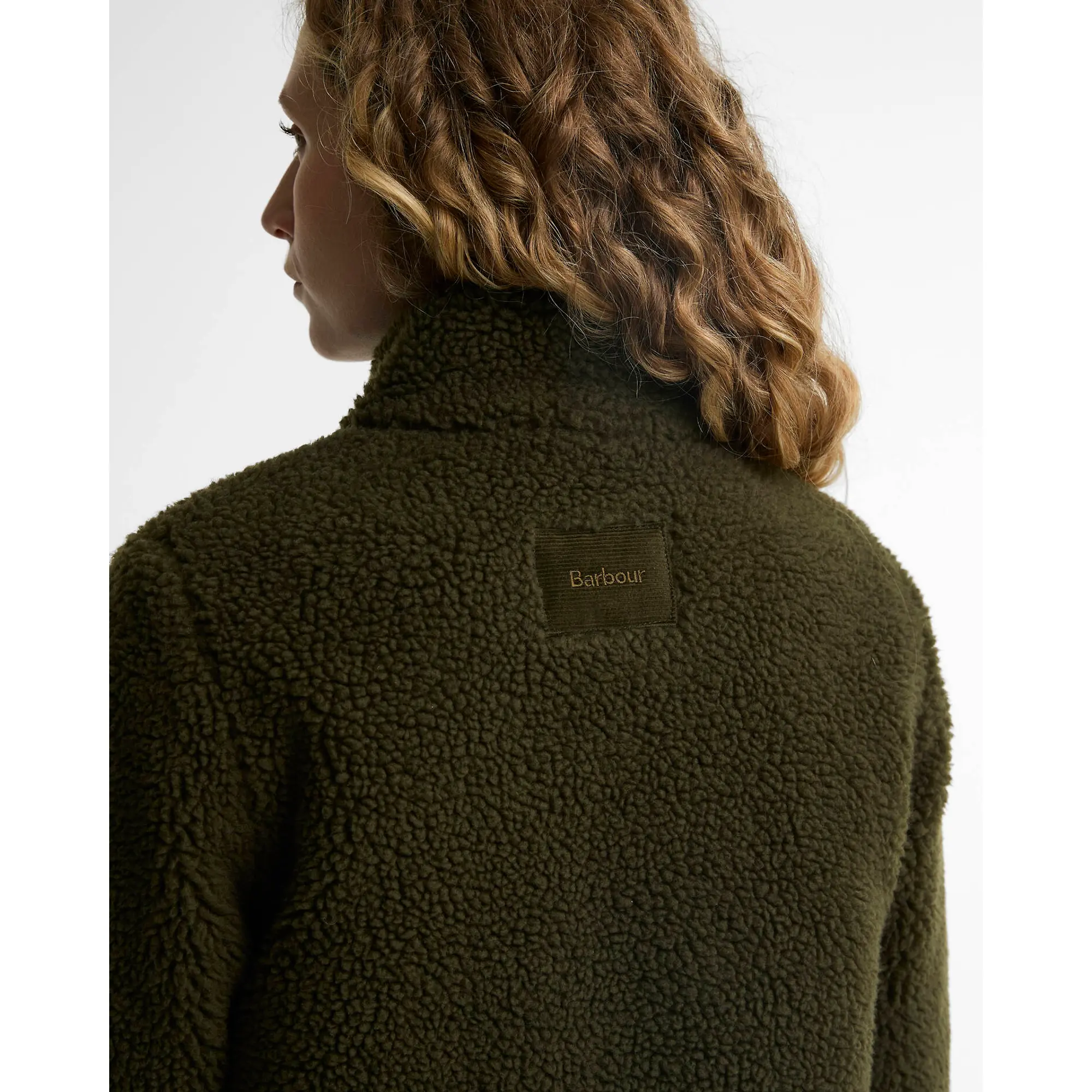 Product image 6 of 6 of Barbour Women's Elenora Fleece Jacket - Olive