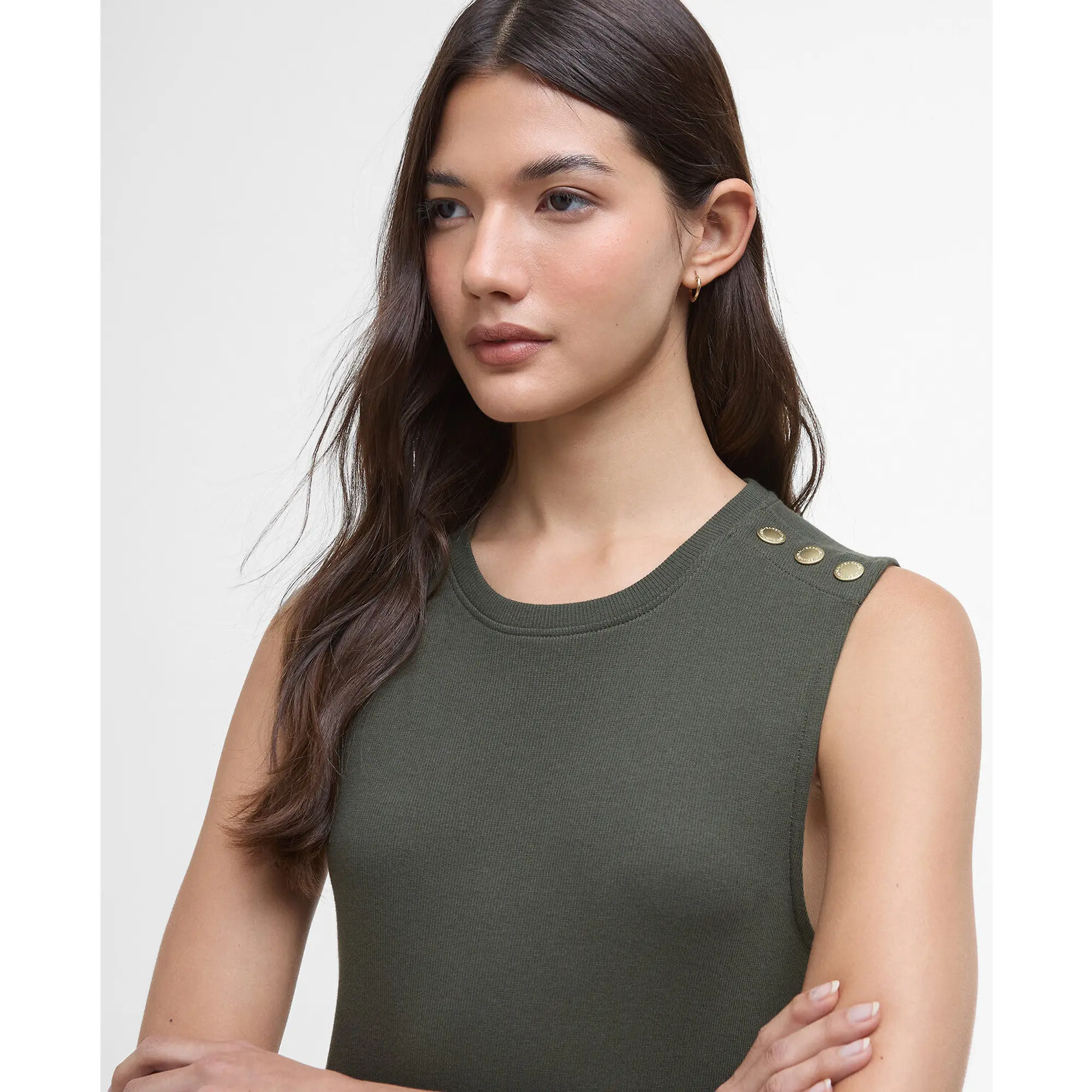 Product image 5 of 6 of Barbour International Women's Hadfield Midi Dress - Envy