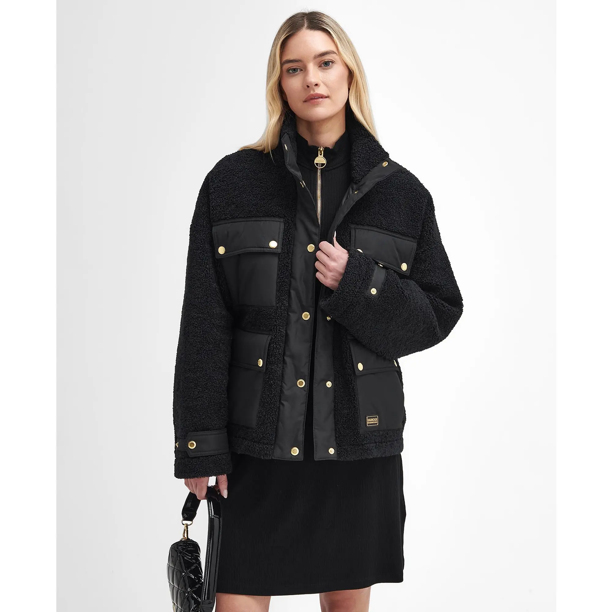 Product image 2 of 8 of Barbour International Women's Thornton Fleece - Black